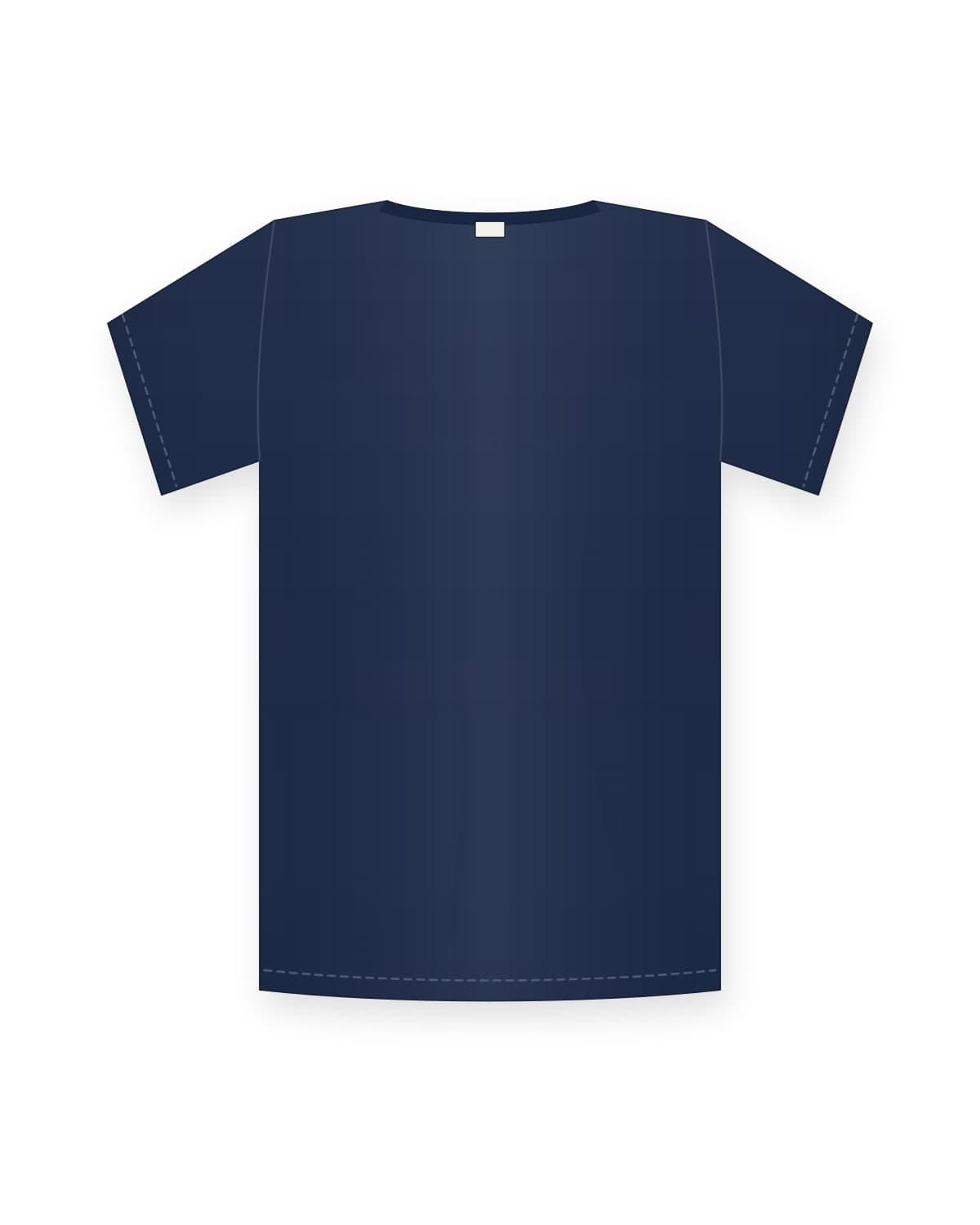 Kasuri tee, navy