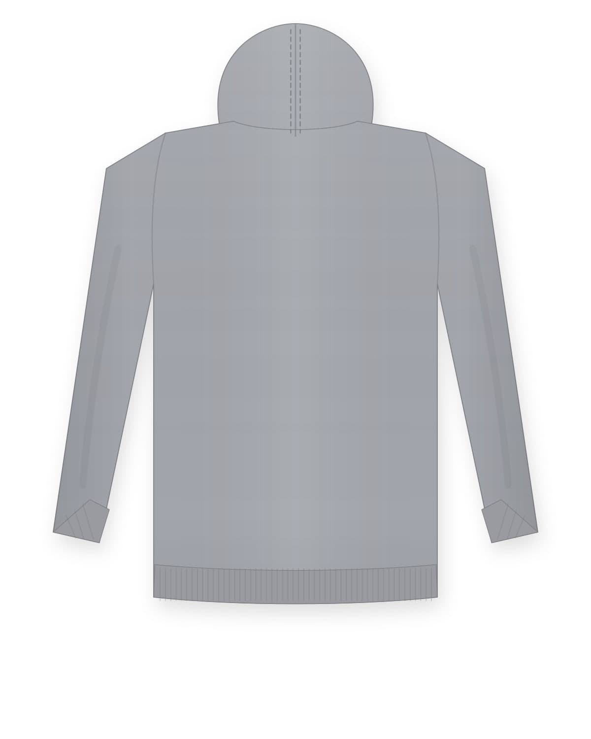 Base zip hoodie, heather grey