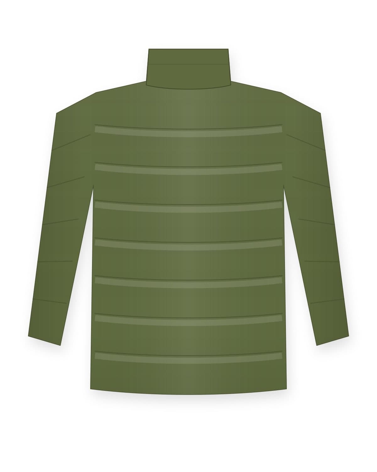 Song-Köl puffer jacket, olive
