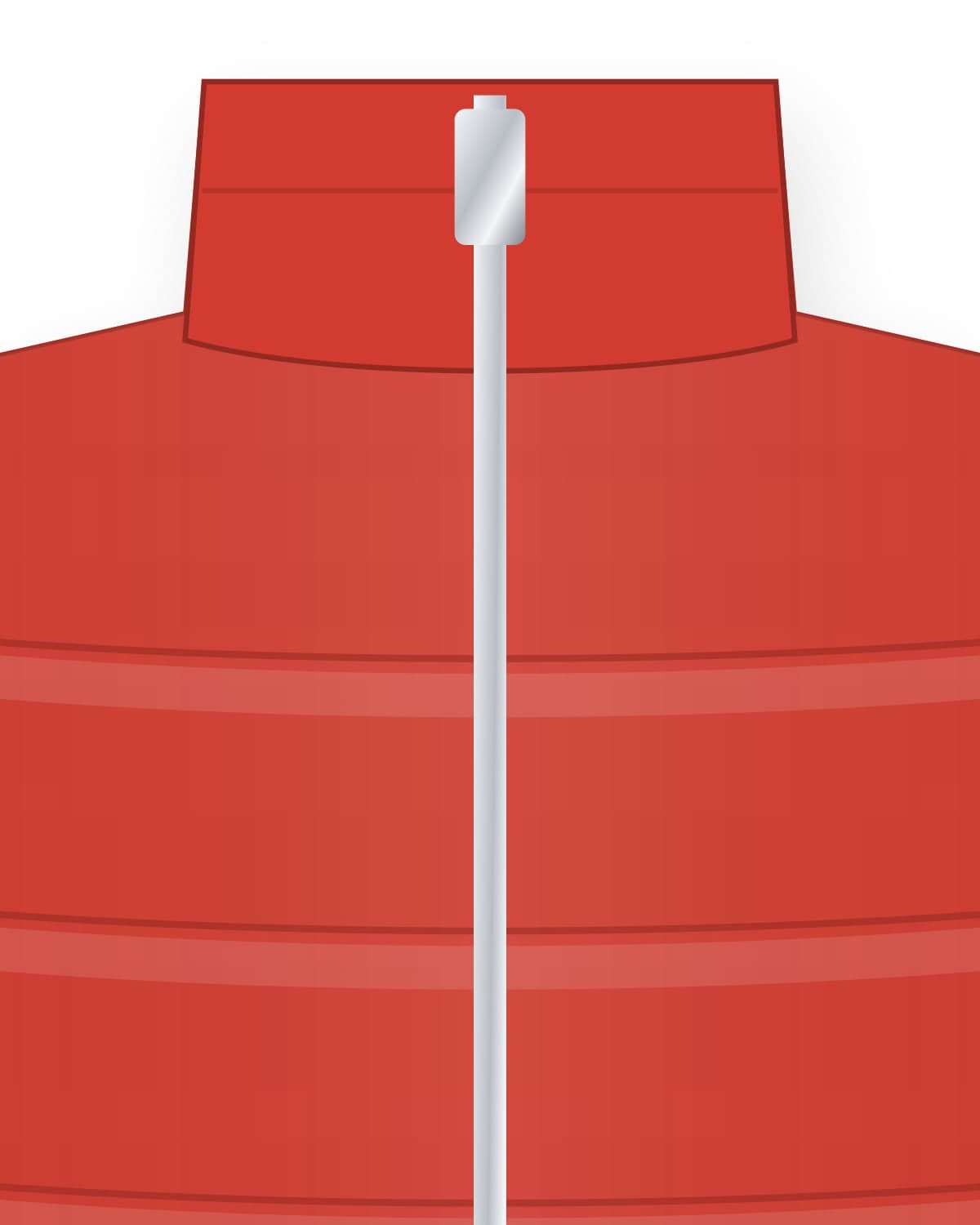 Song-Köl puffer jacket, red