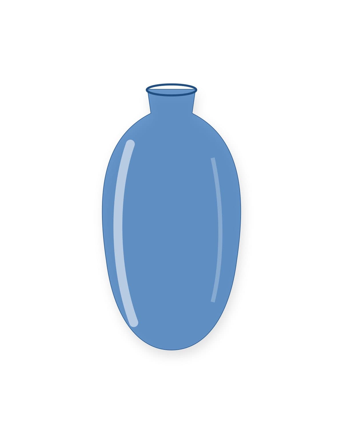 Blown glass vase, Kalta Minor