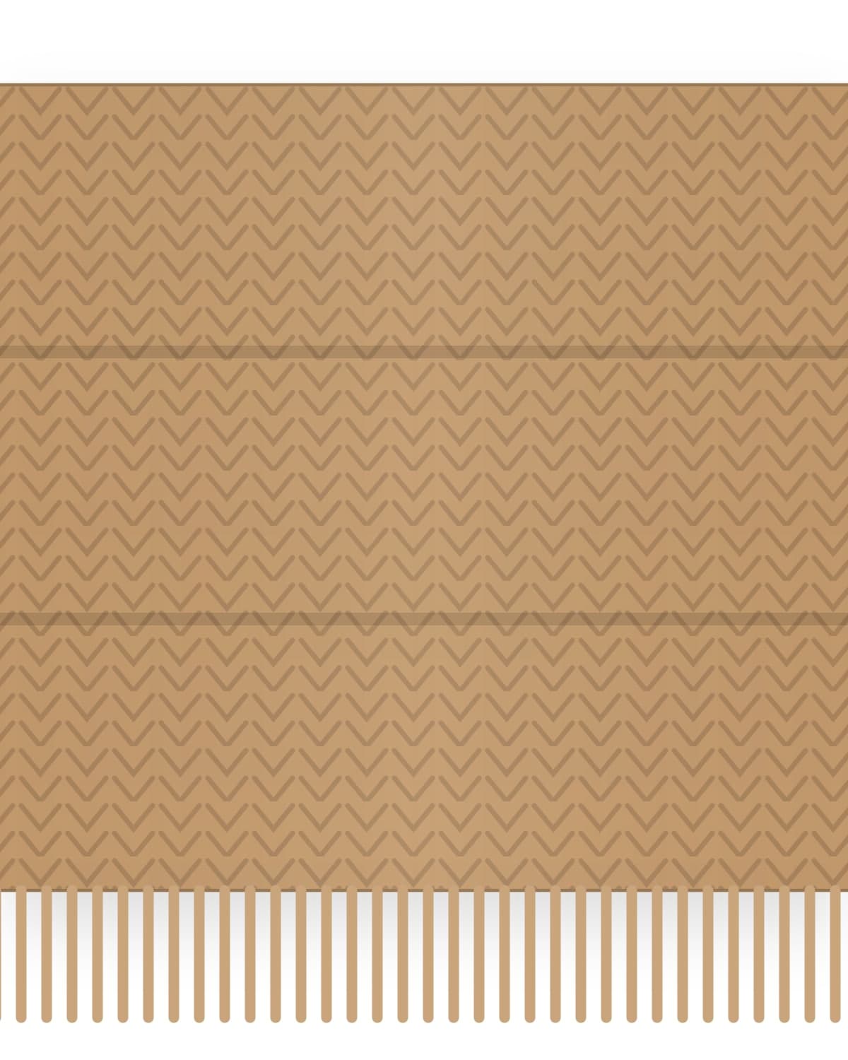 Camel wool throw, 200 × 140