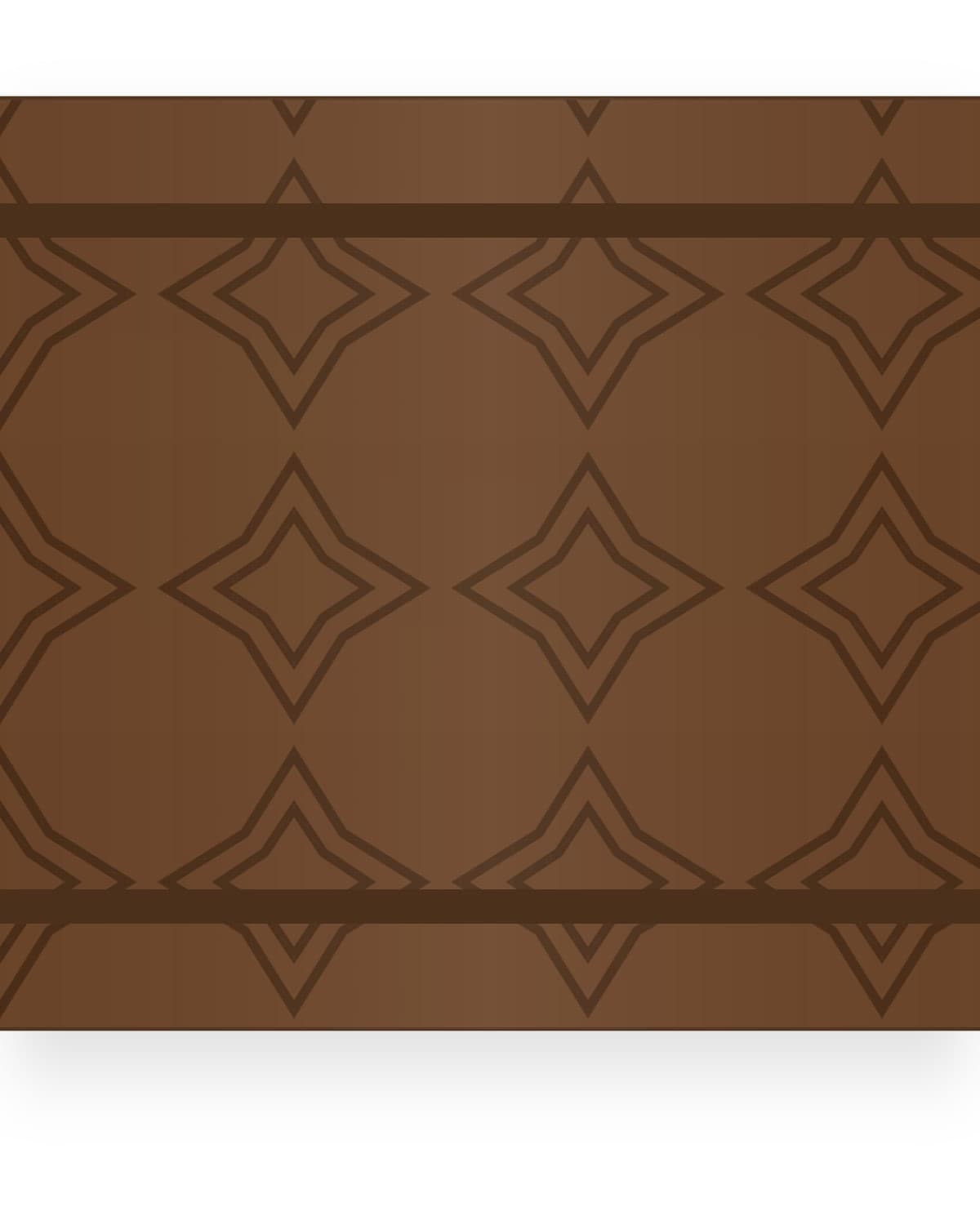 Carved serving tray, 45 cm