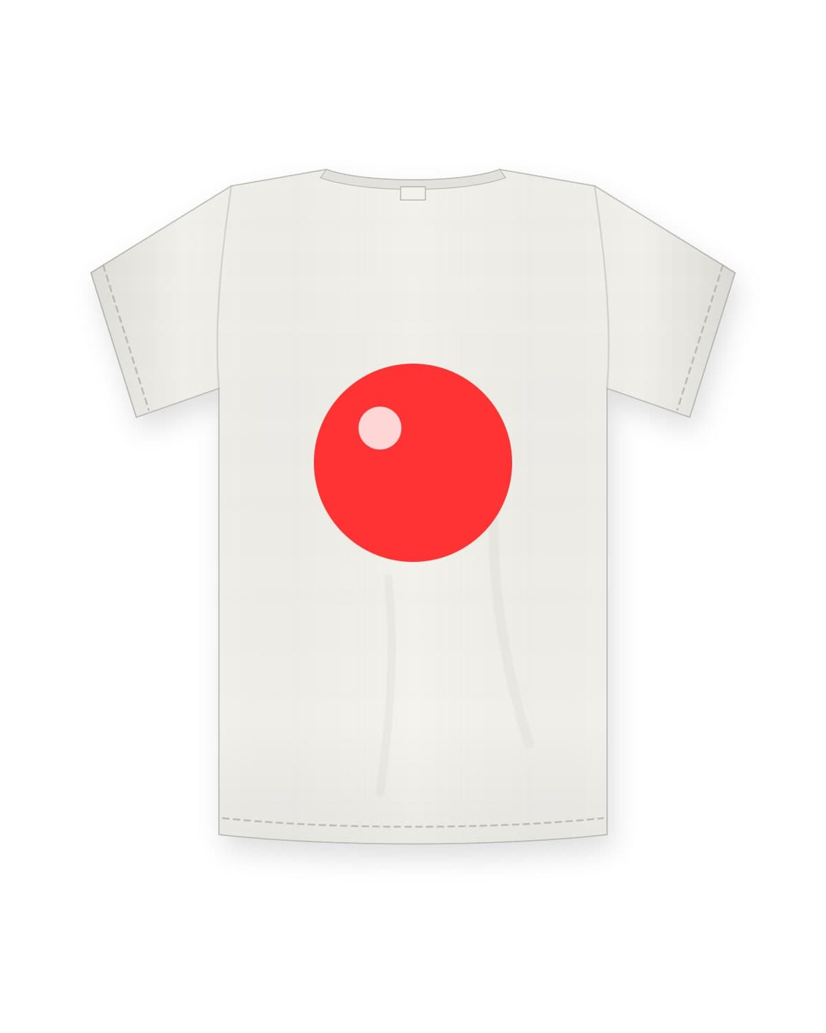 Steppe tee, off-white