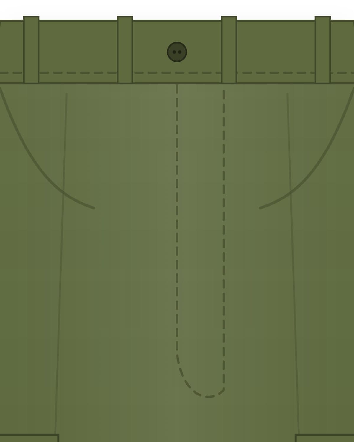 Tulpar cargo trousers, olive