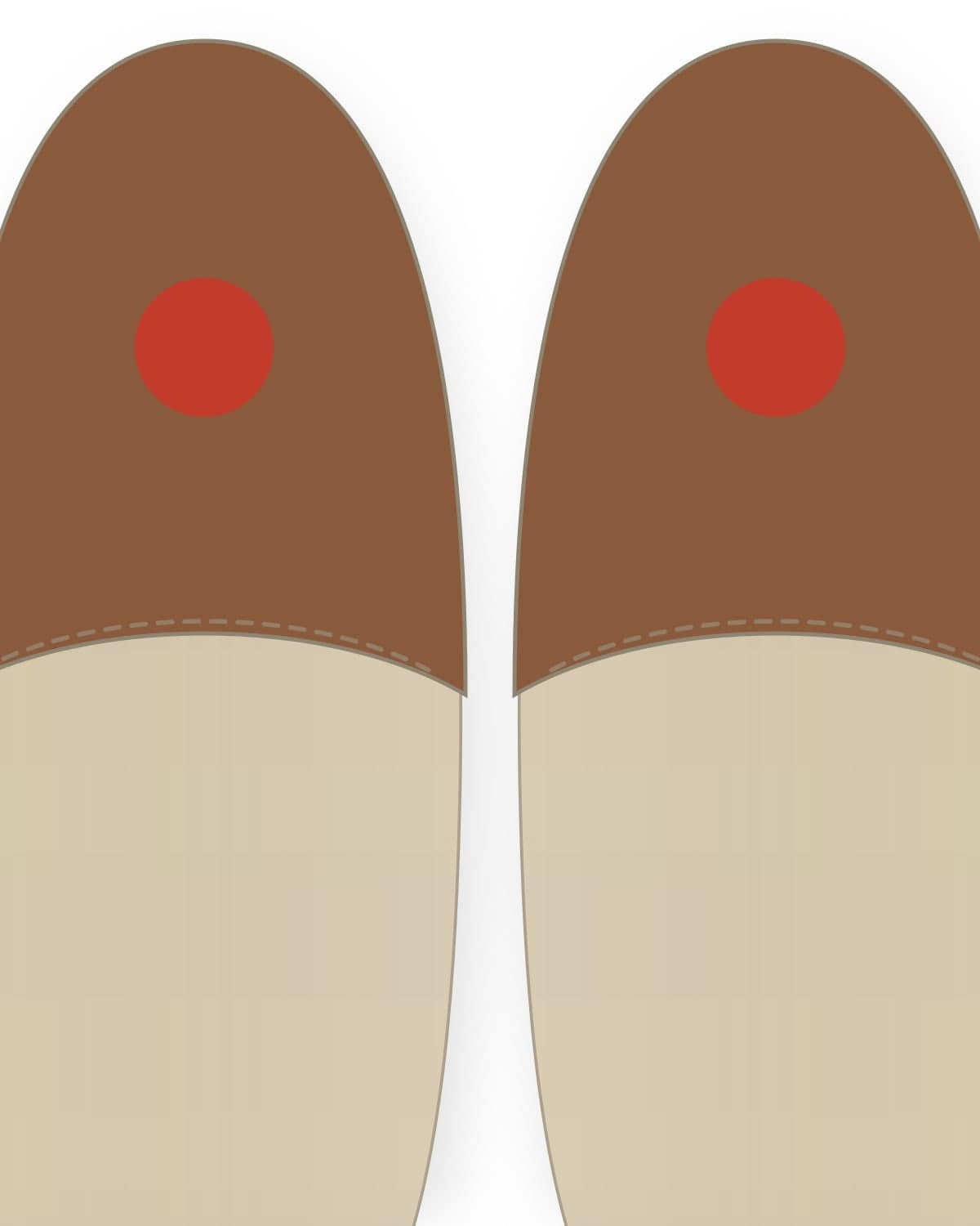 Felt house slippers
