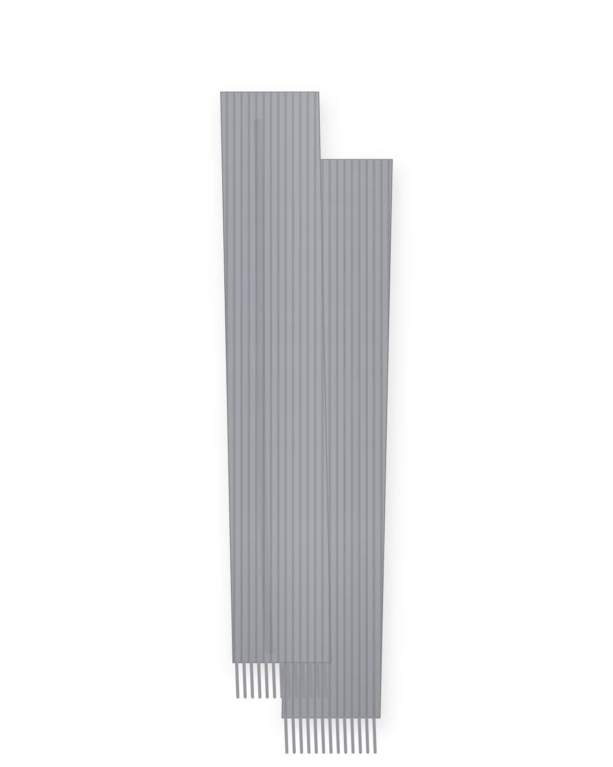 Grain scarf, heather grey