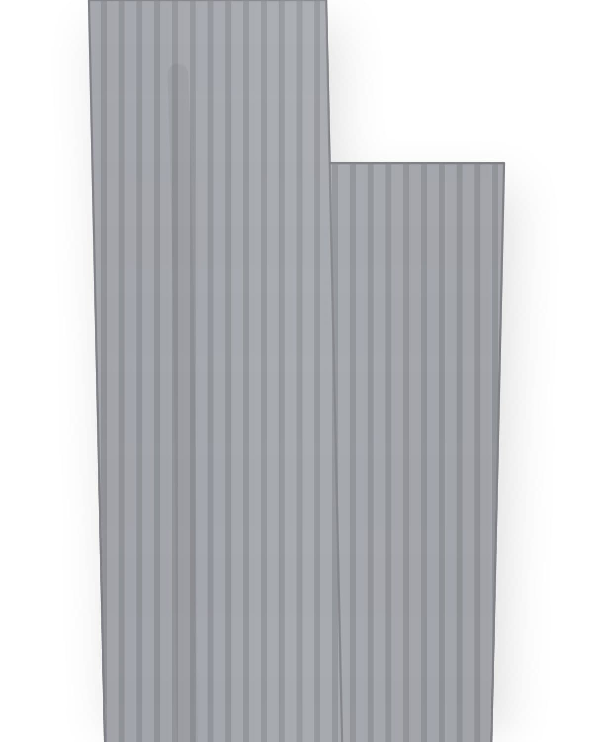 Grain scarf, heather grey
