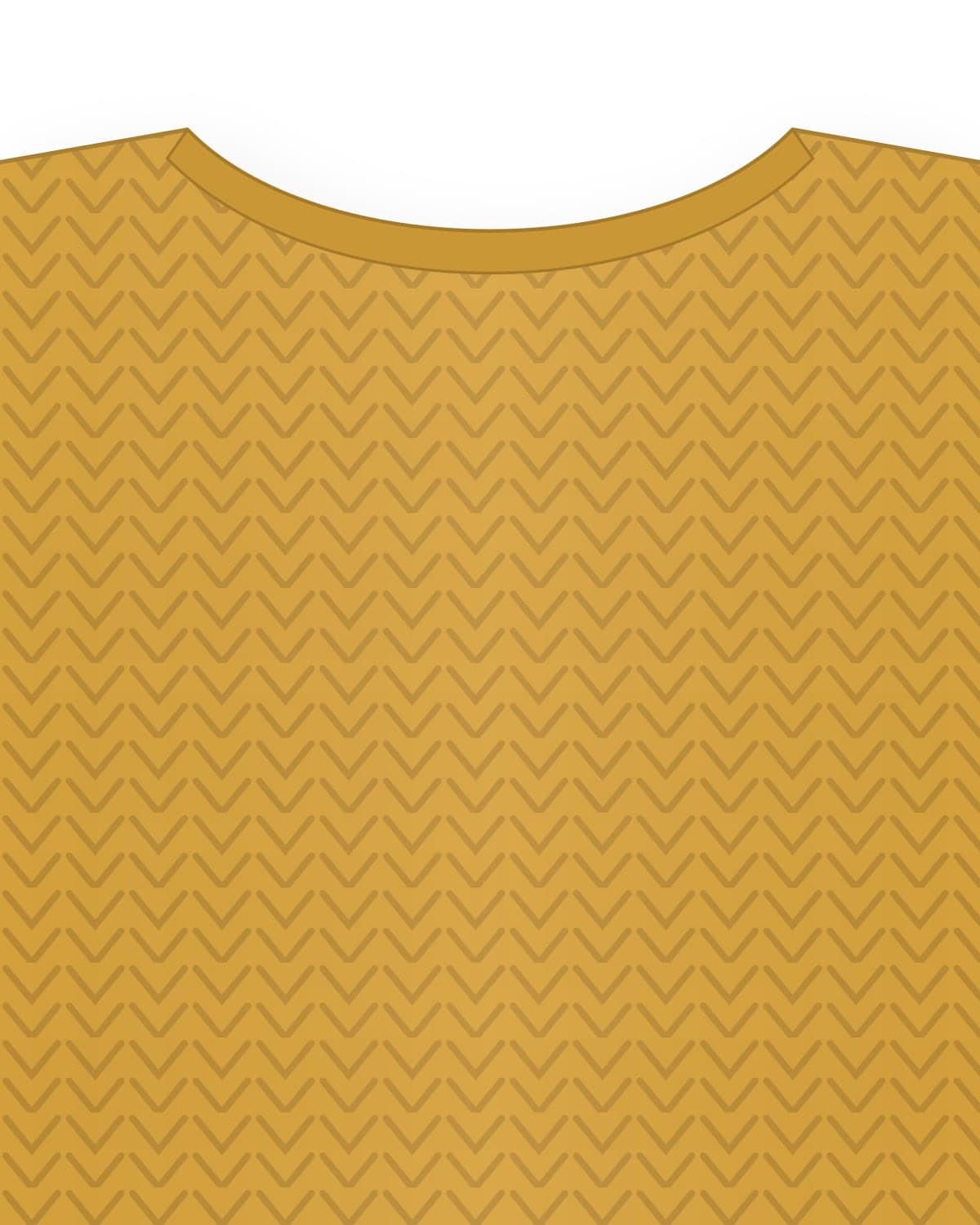 Wave sweater, mustard