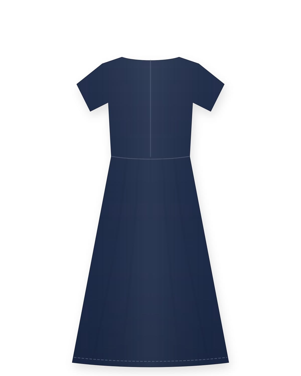 Chima dress, navy