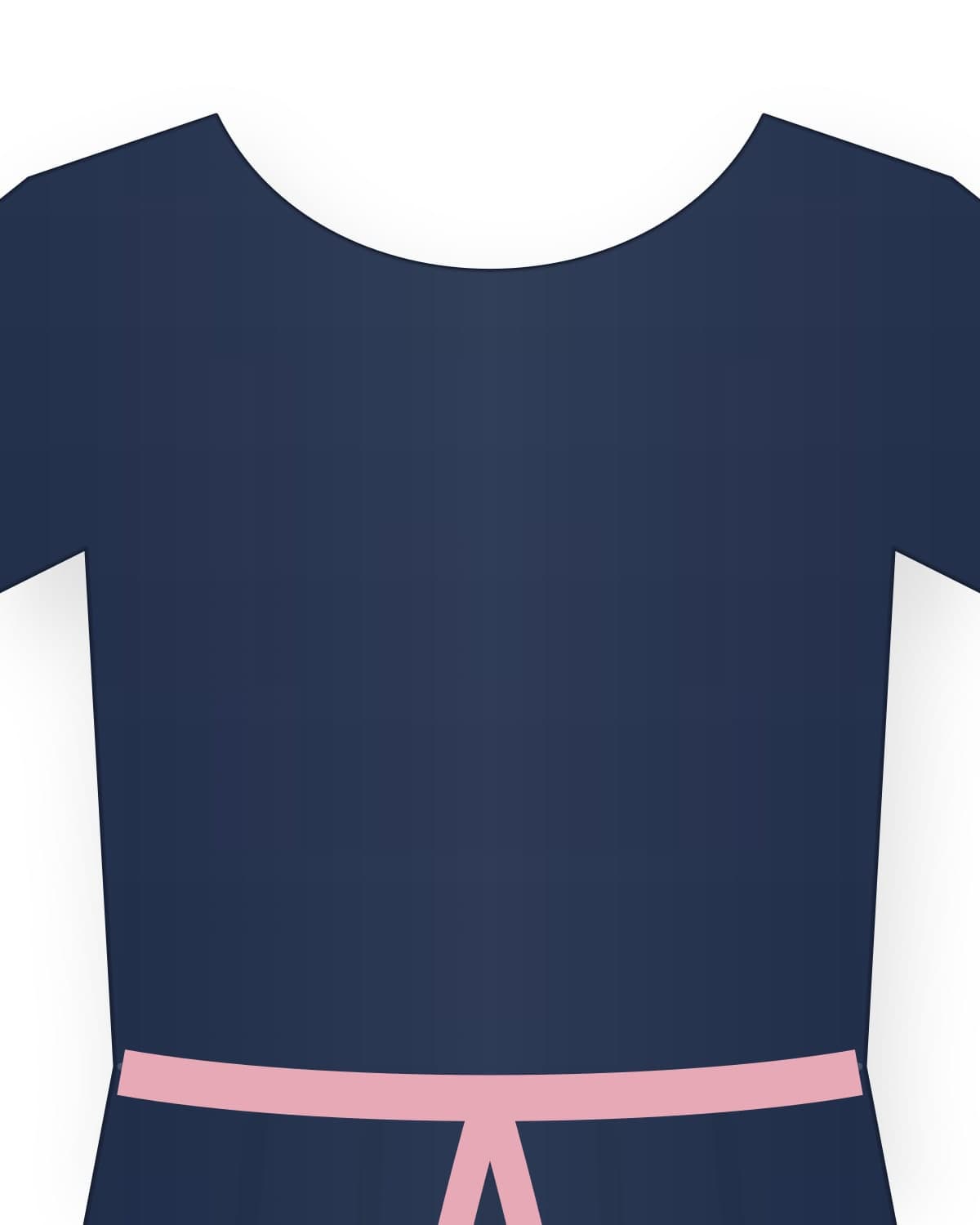 Chima dress, navy