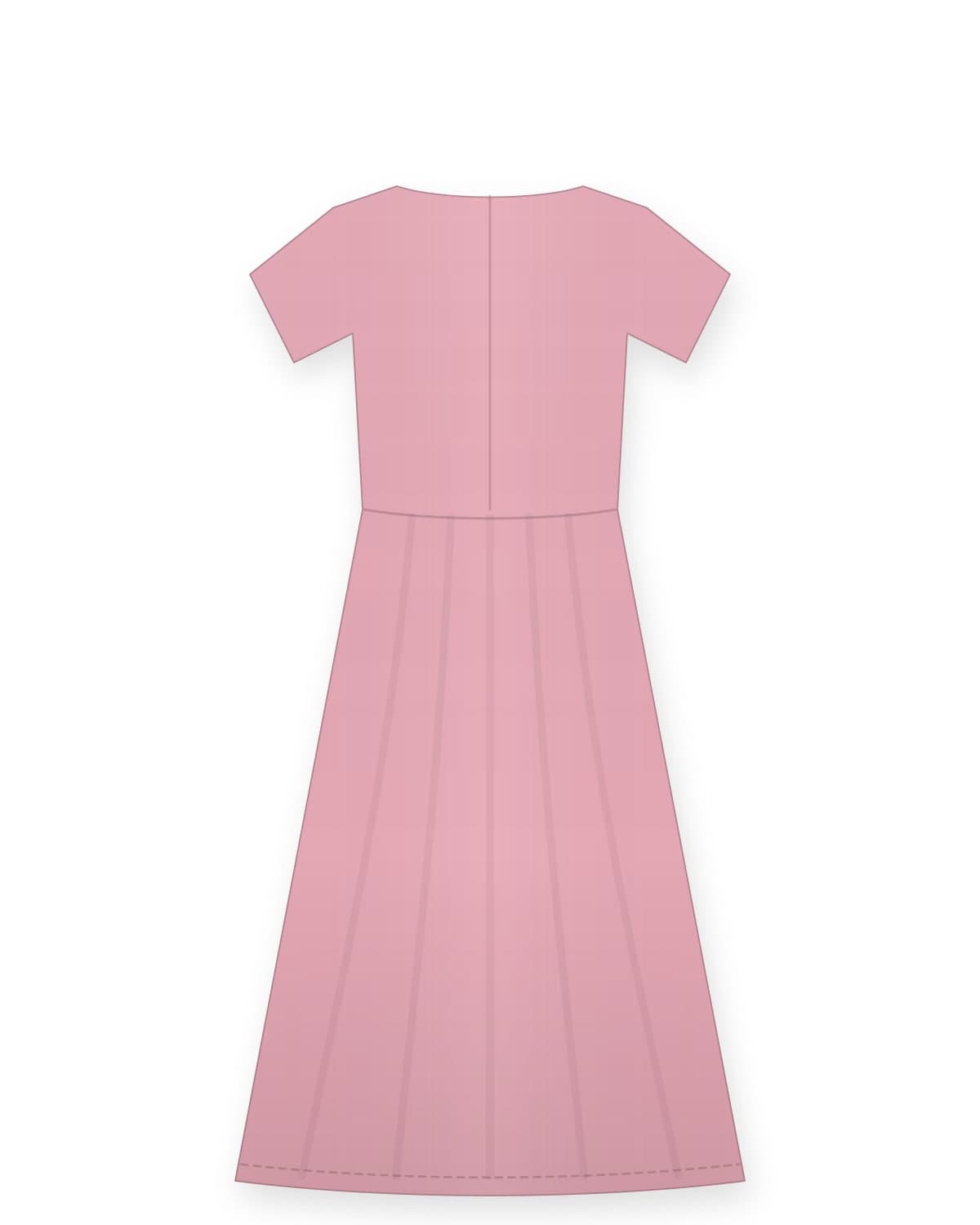 Chima dress, rose
