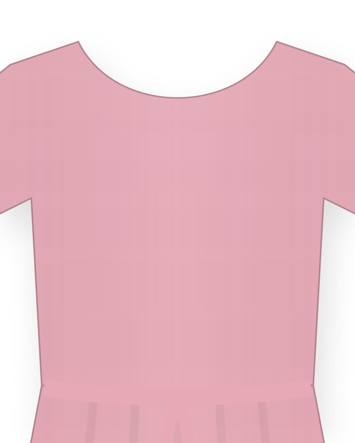 Chima dress, rose