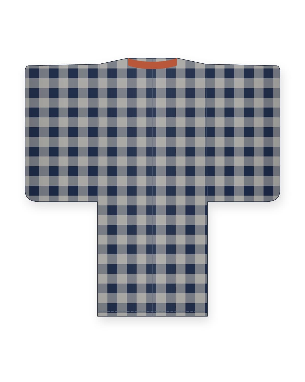 Kasane haori jacket, navy