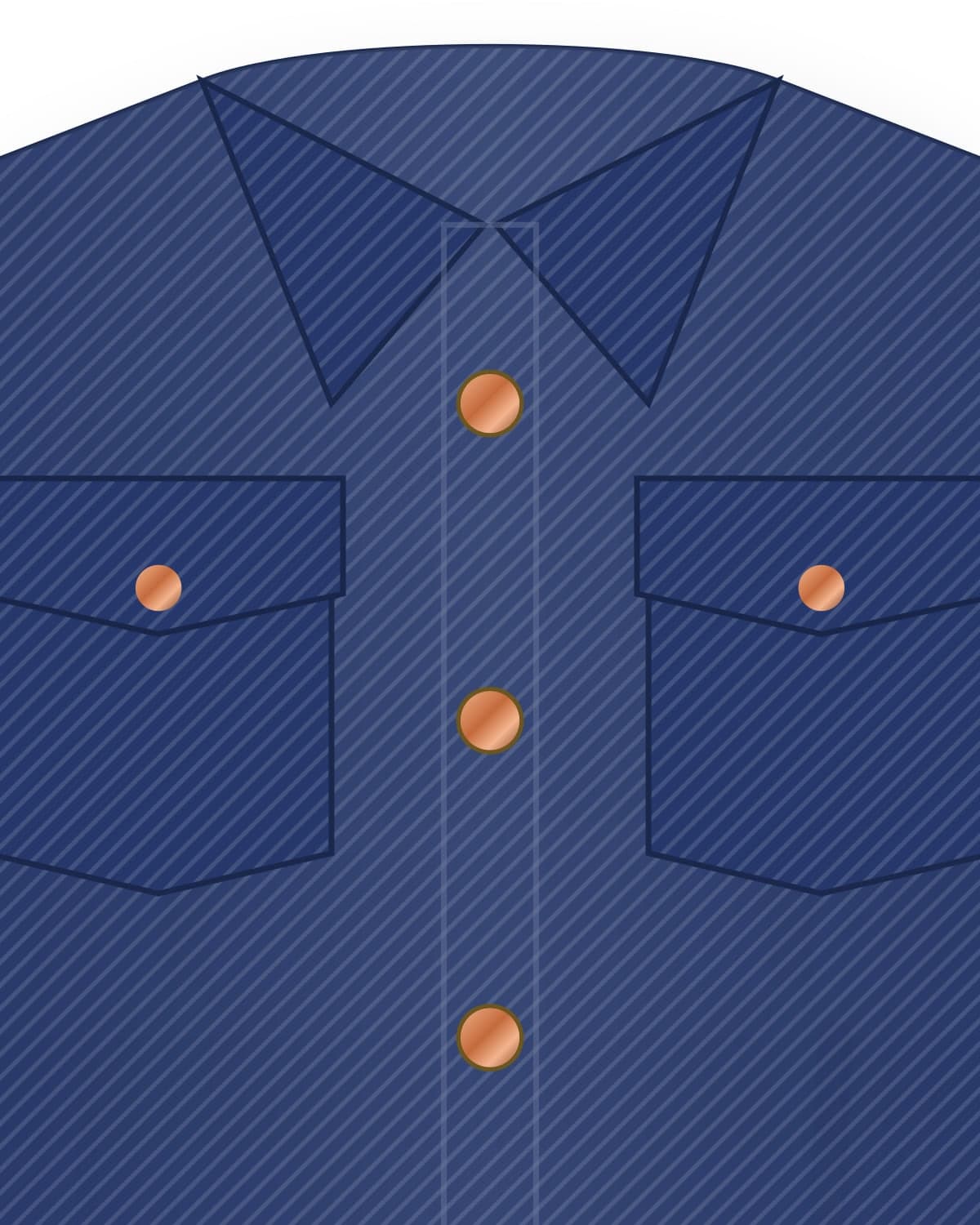 Denim Coverall chore jacket, indigo