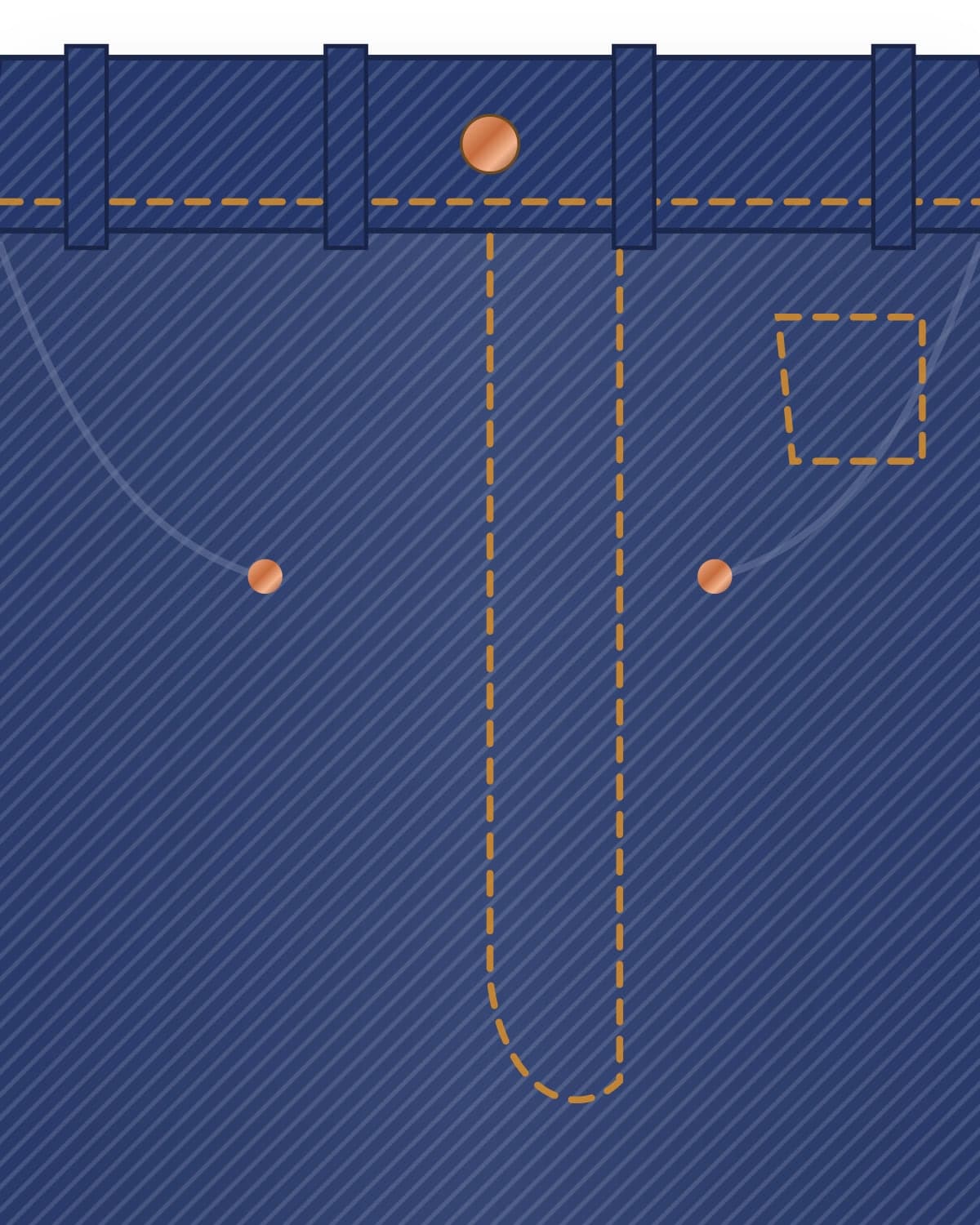 K-01 Straight jeans, indigo