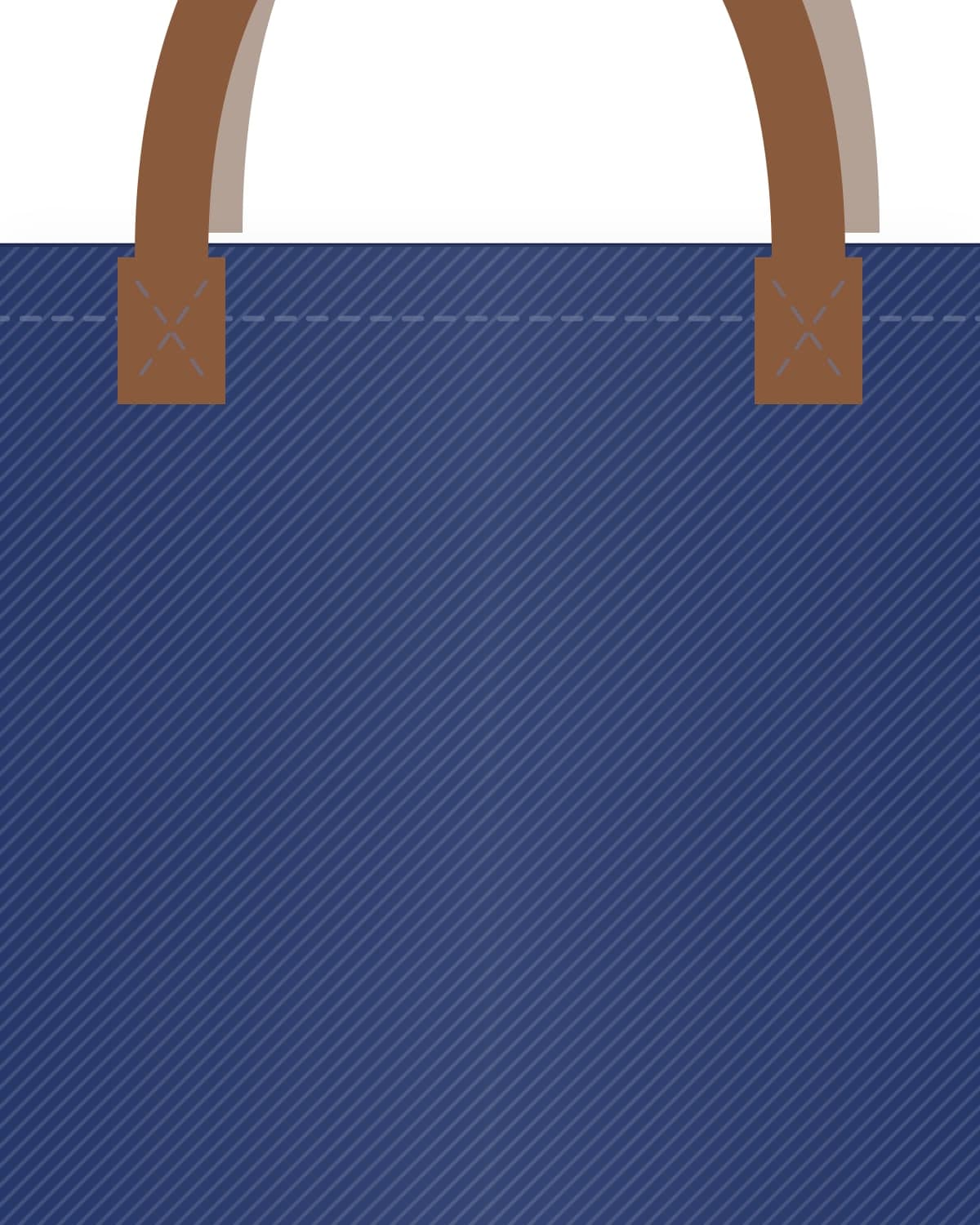 Selvedge tote bag, indigo