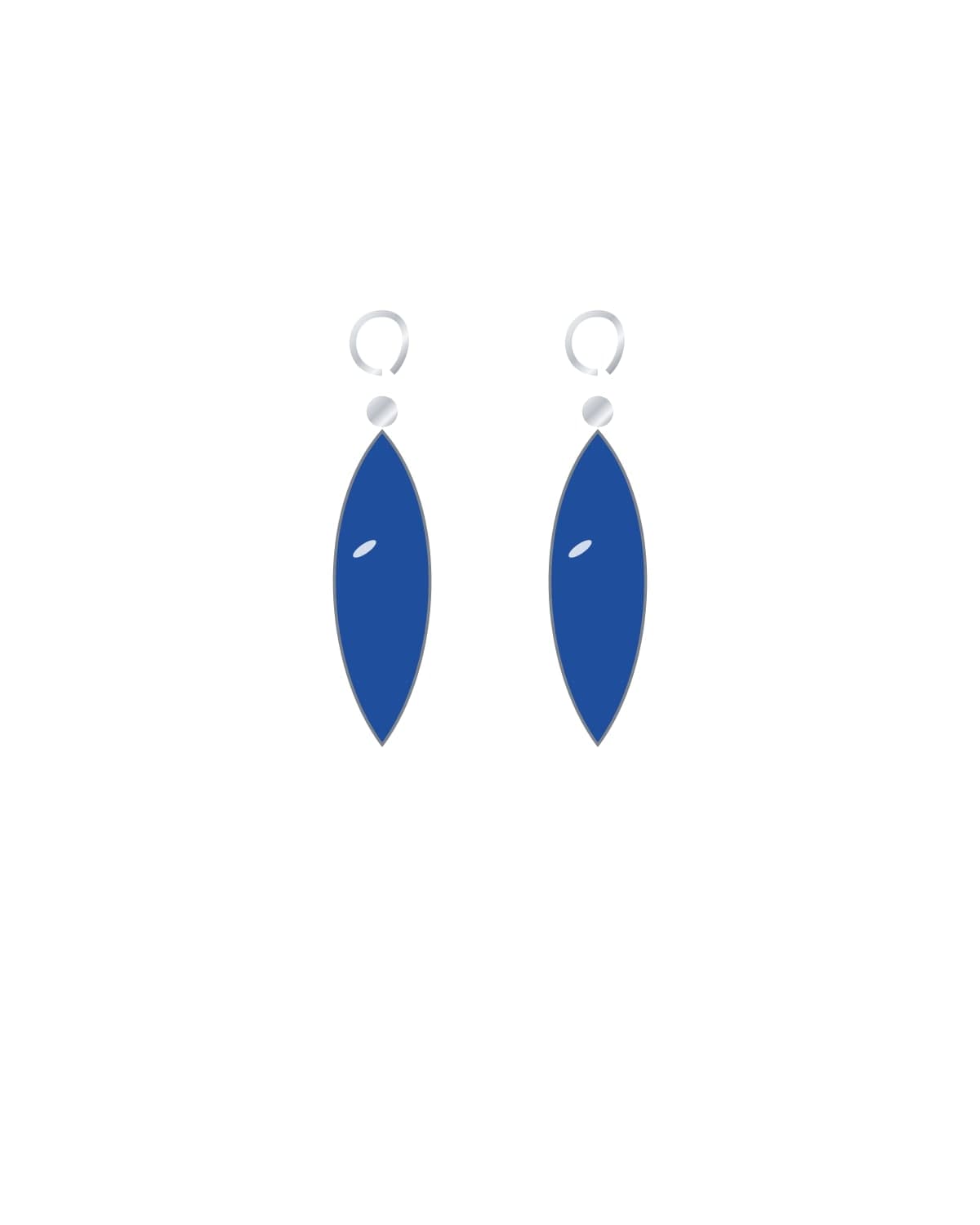 Lapis stud earrings