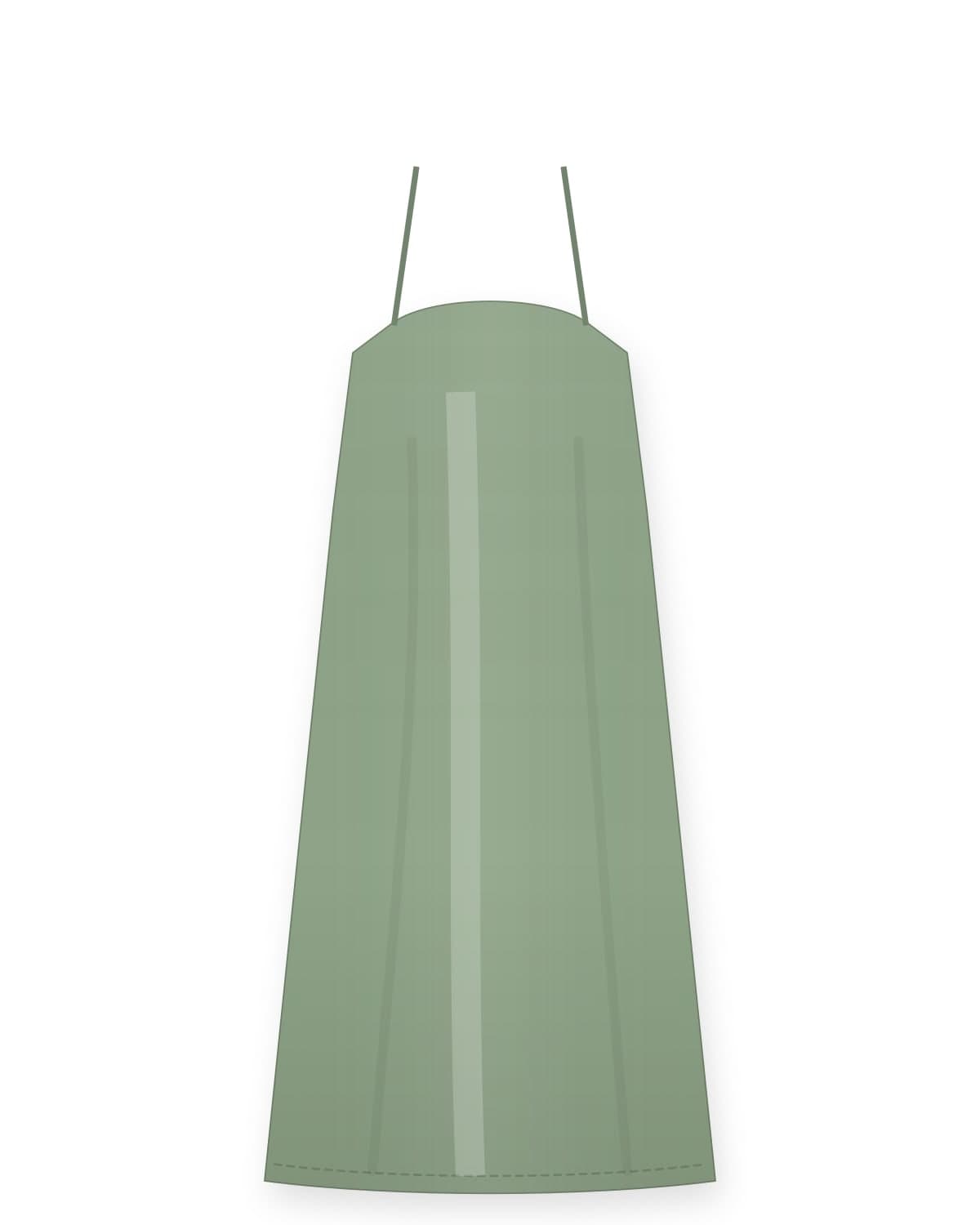 Lotus slip dress, sage