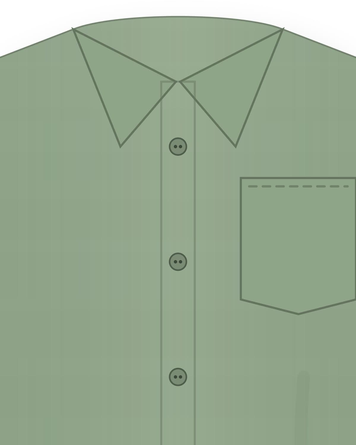 Longjing shirt, sage