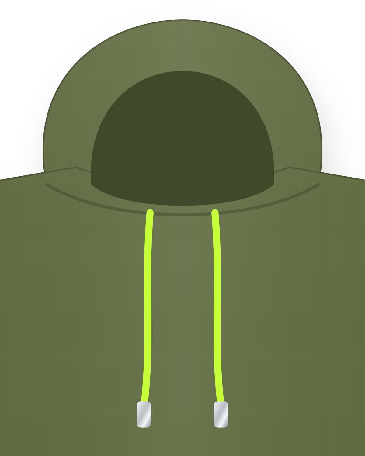 Longgang hoodie, olive