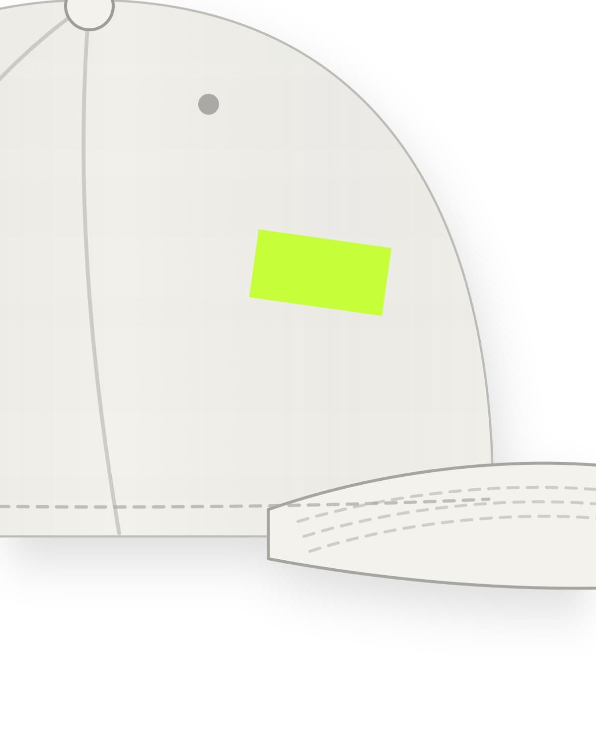 Northbound cap, off-white