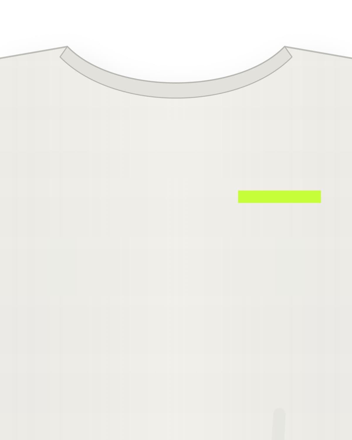 Signal tee, off-white