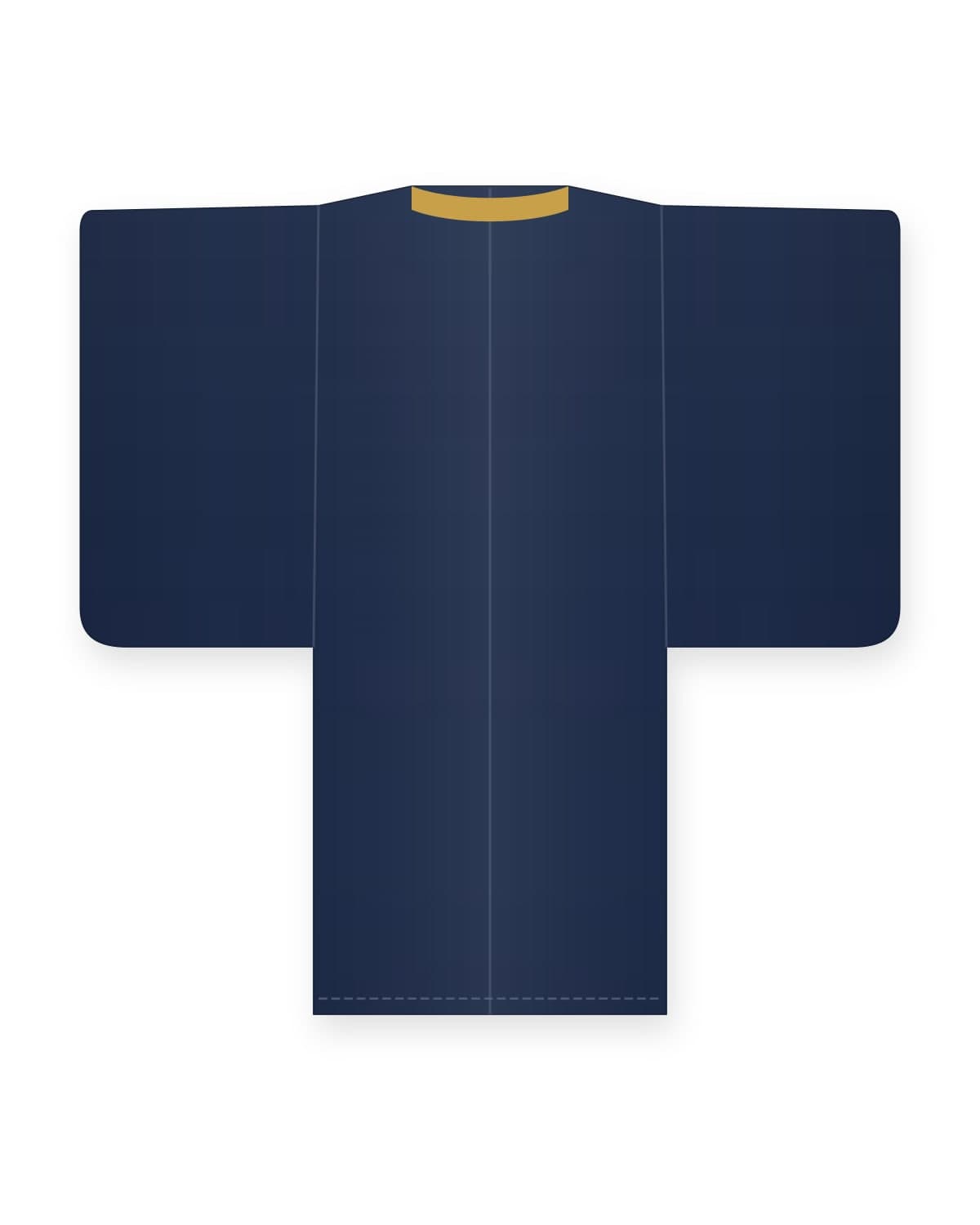 Oyu haori jacket, navy