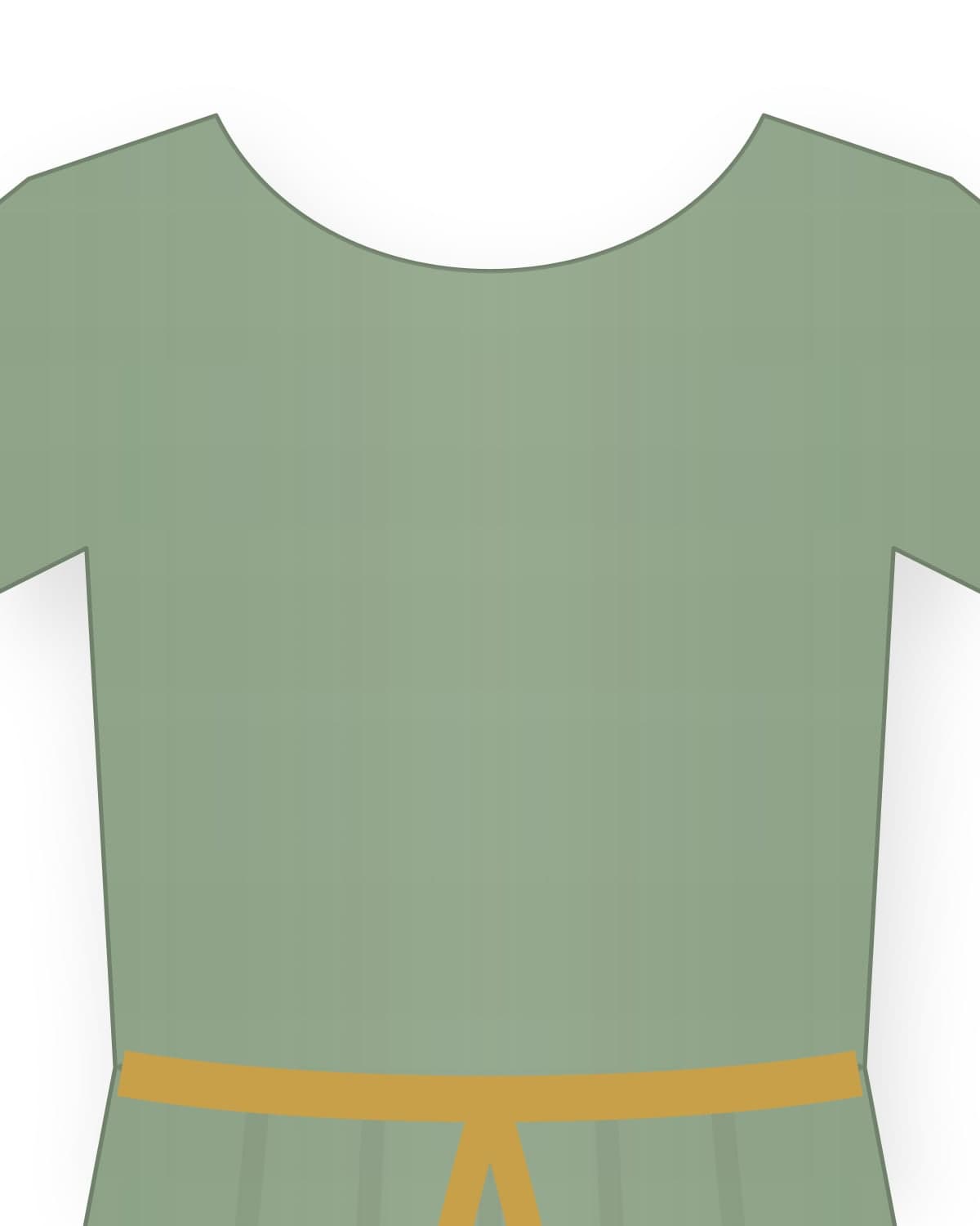 Shanyrak dress, sage