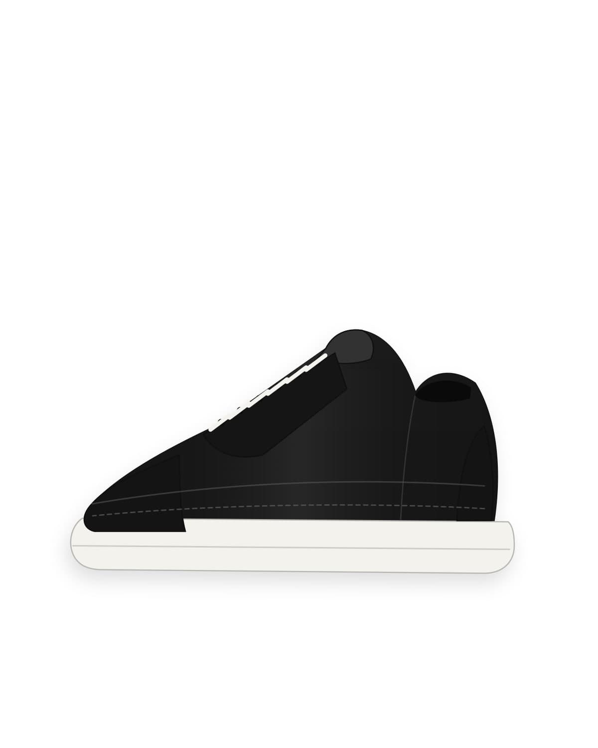 Qadam 01 sneakers, black