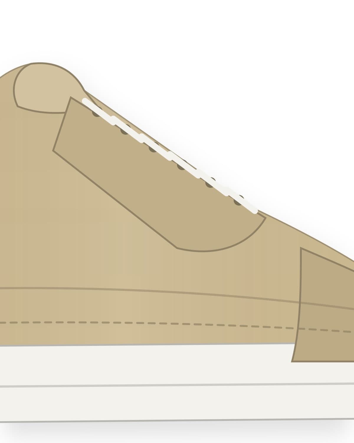 Qadam 01 sneakers, sand