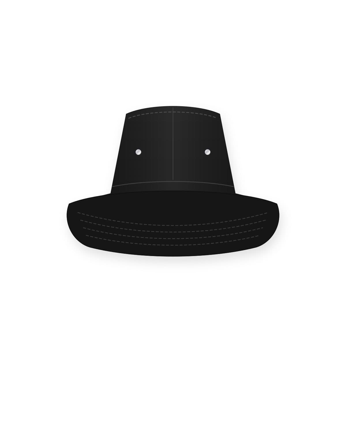 Monsoon bucket hat, black