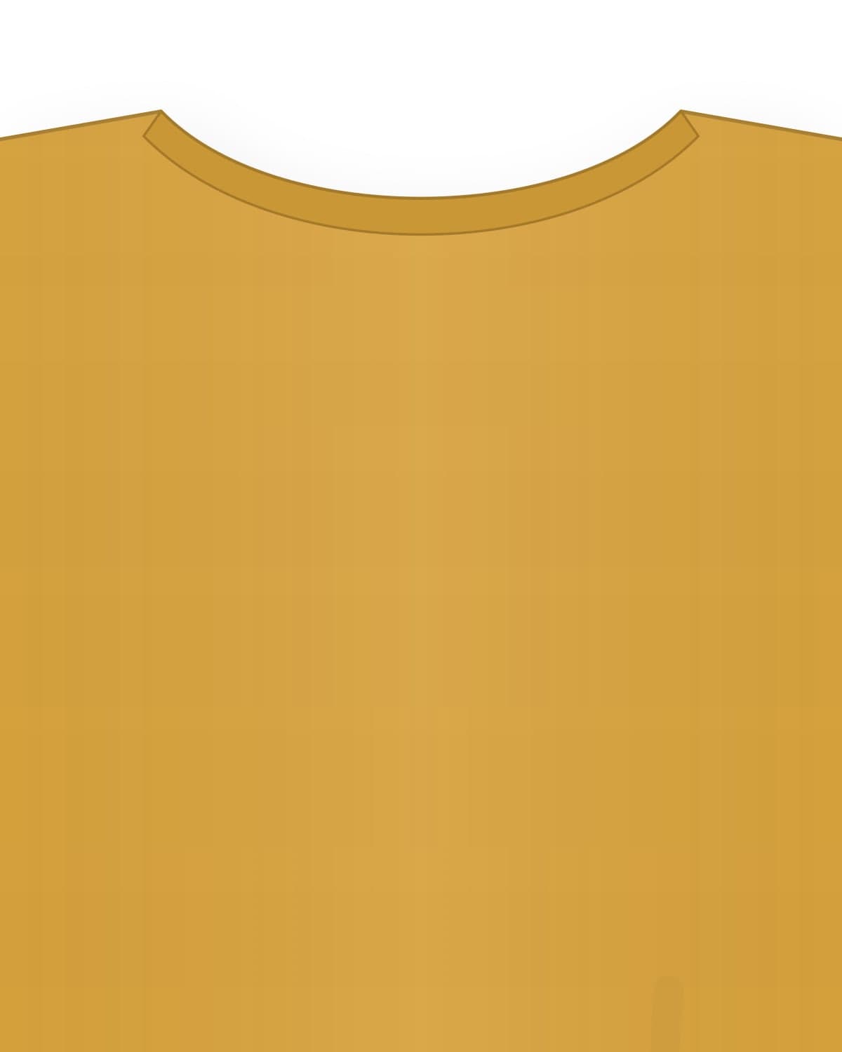 Basic tee, mustard