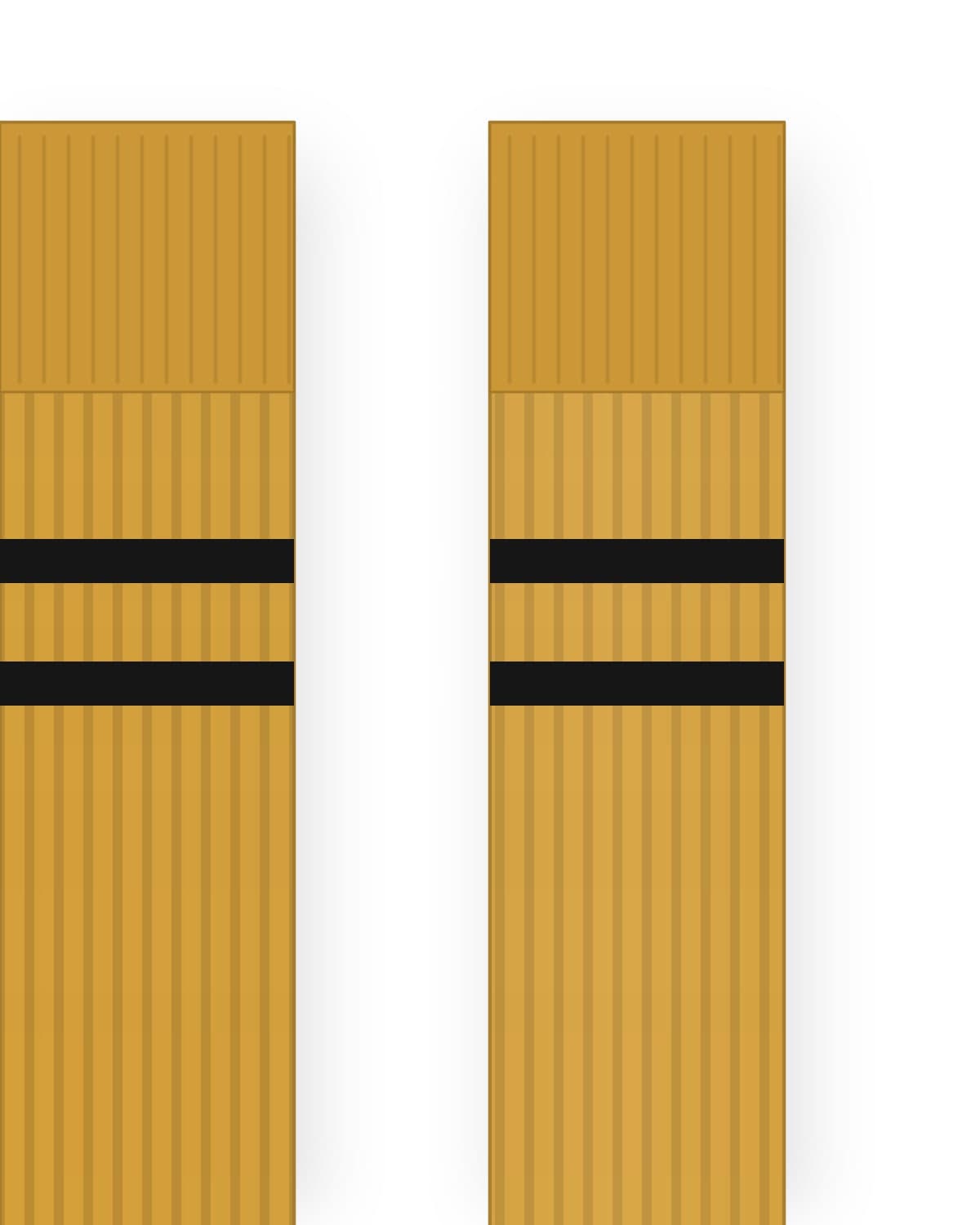 Sary socks, 3 pairs, mustard