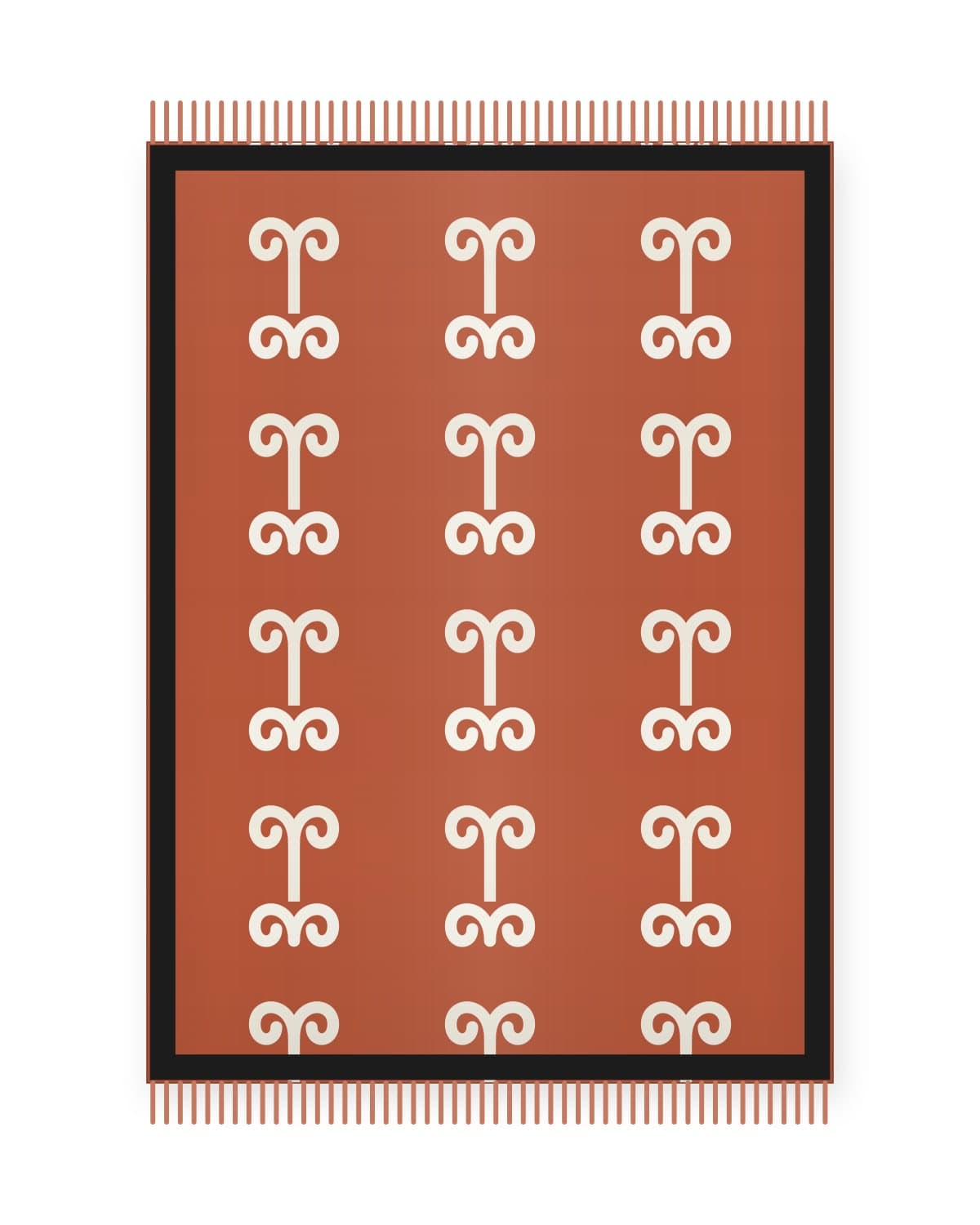 Shyrdak felt rug, 200 × 150 cm