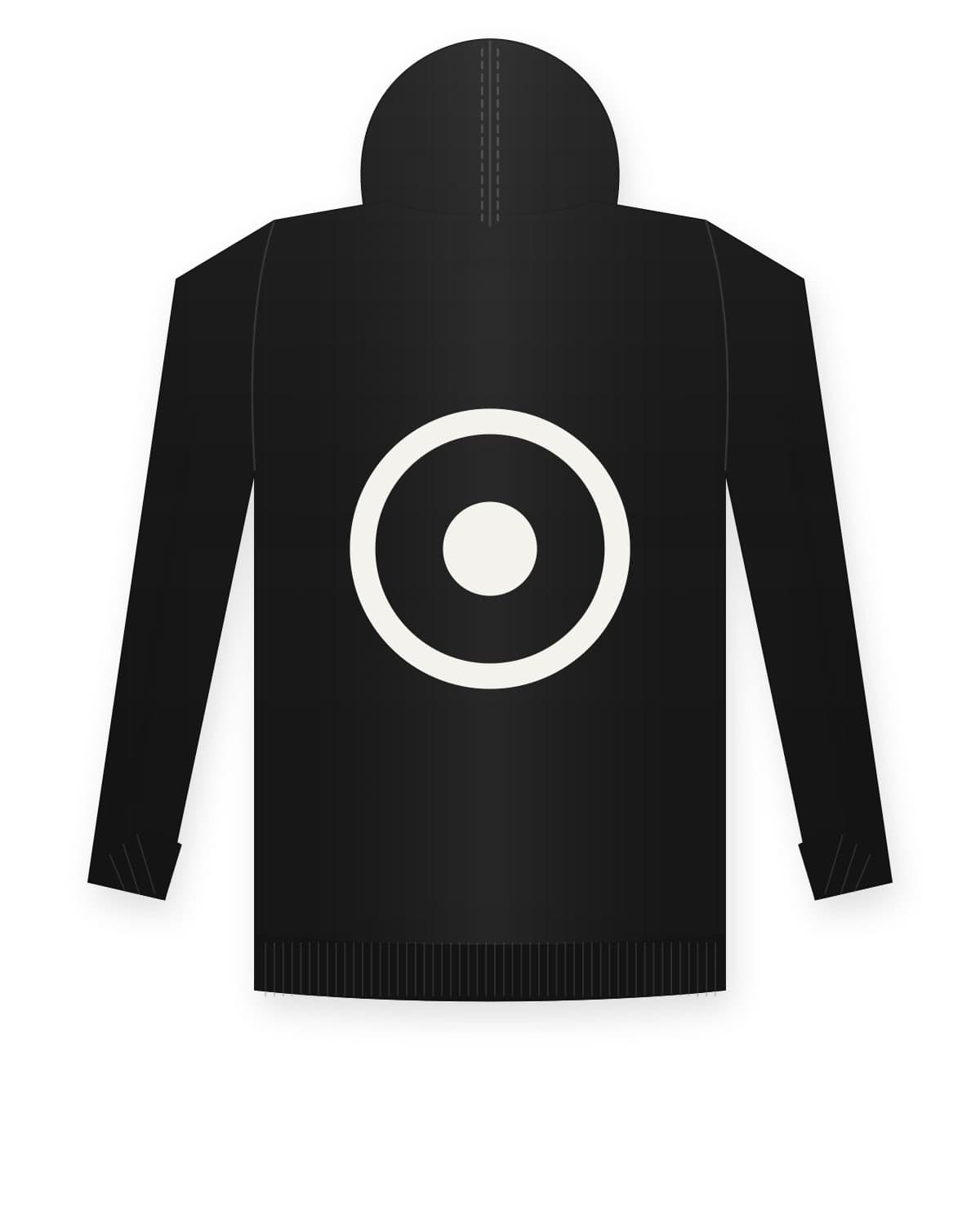 Varsity hoodie, black