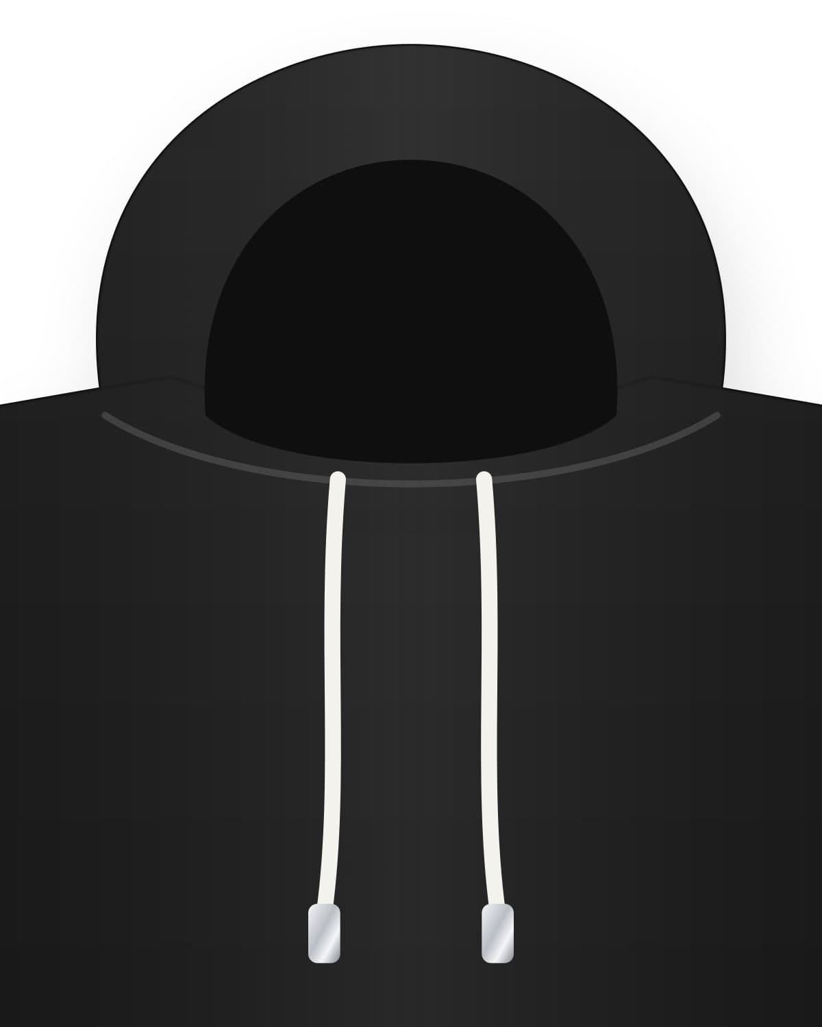Varsity hoodie, black