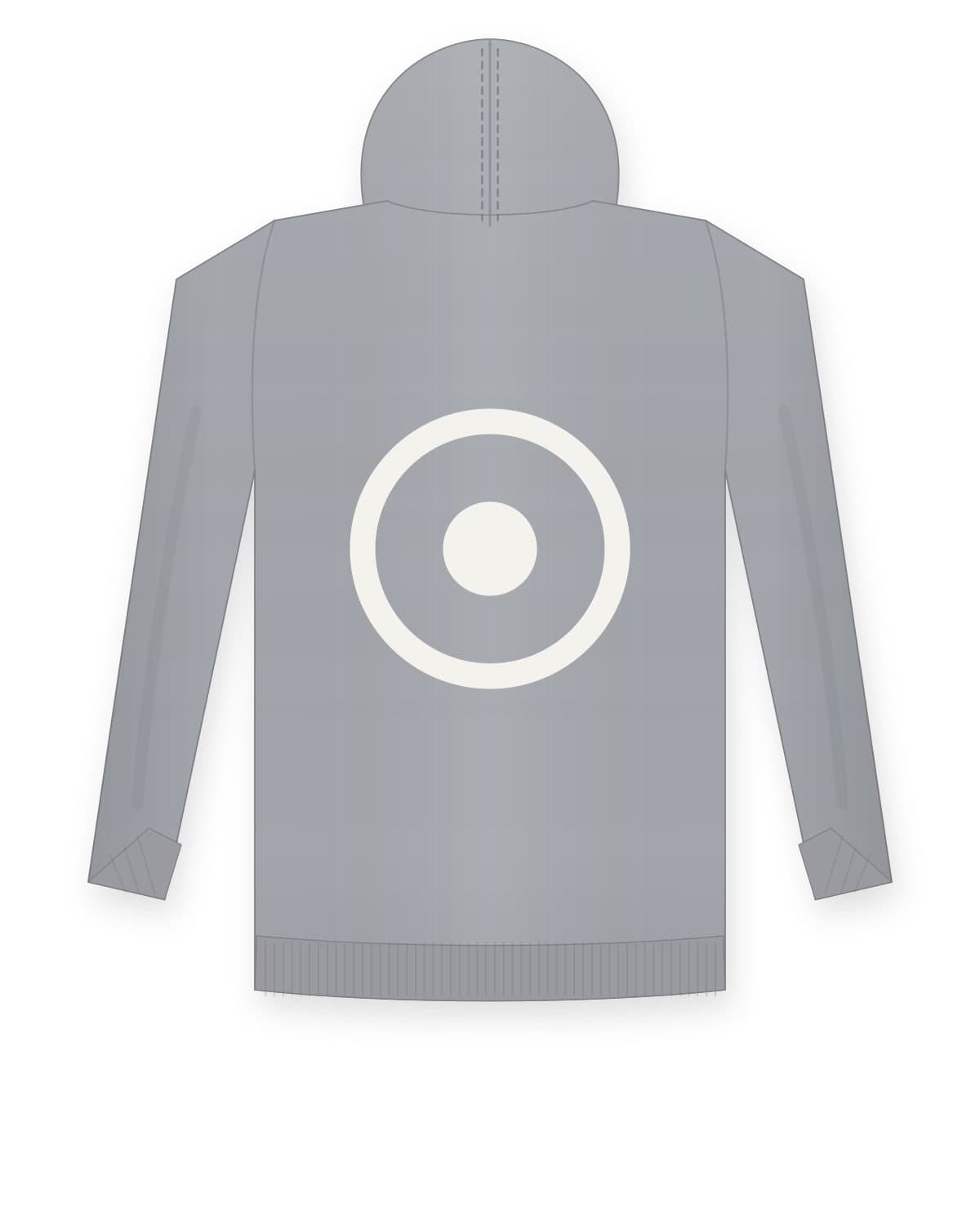 Varsity hoodie, heather grey