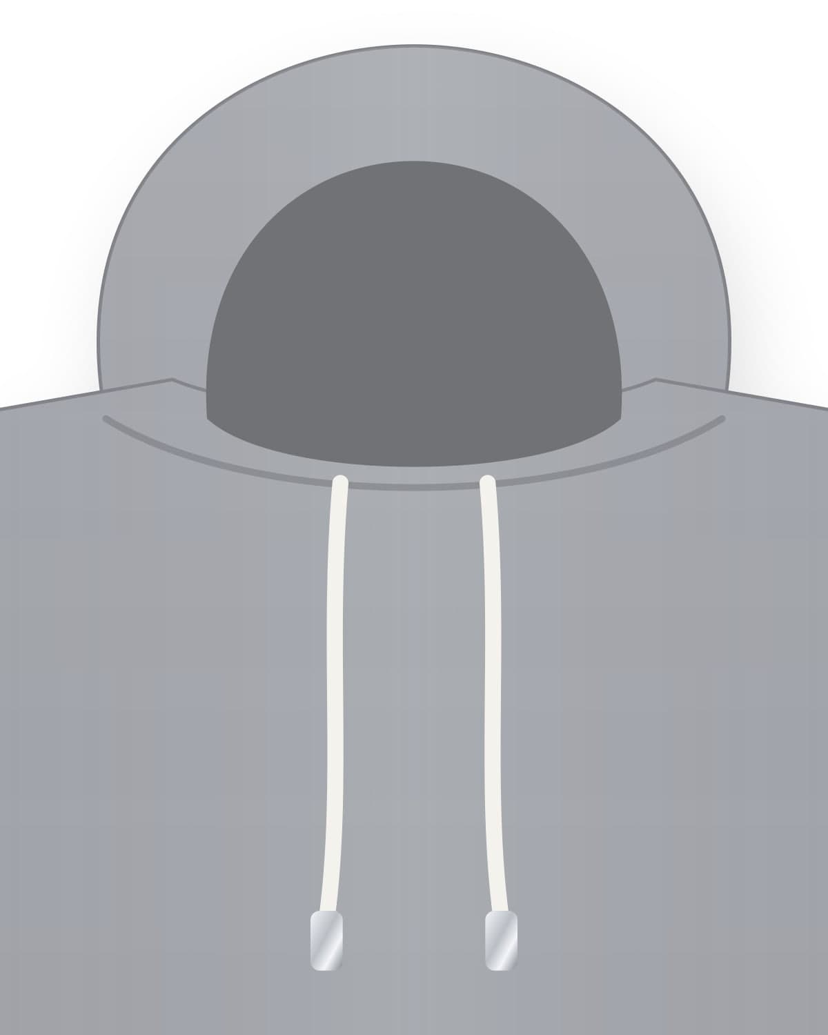 Varsity hoodie, heather grey