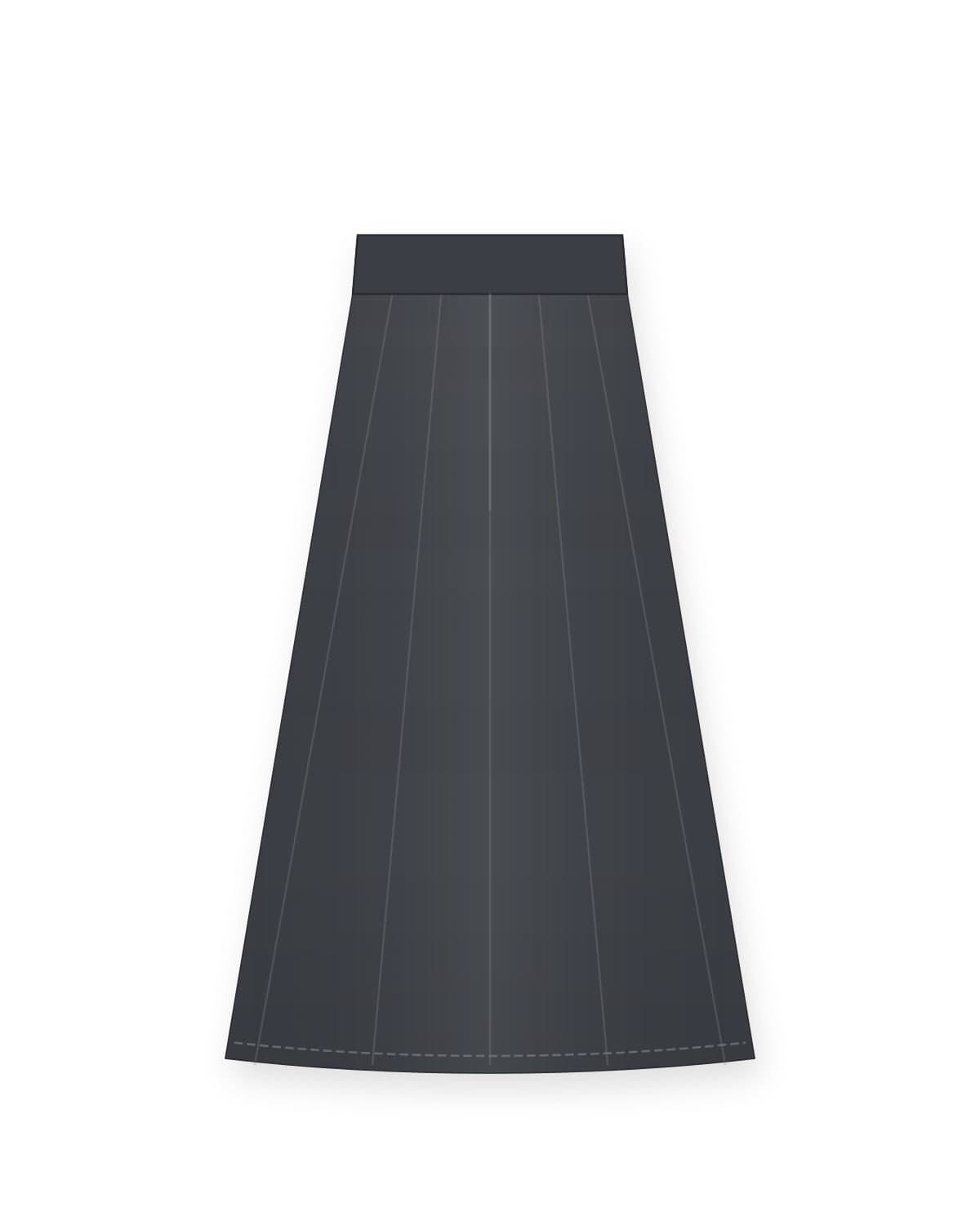 Anfu skirt, graphite