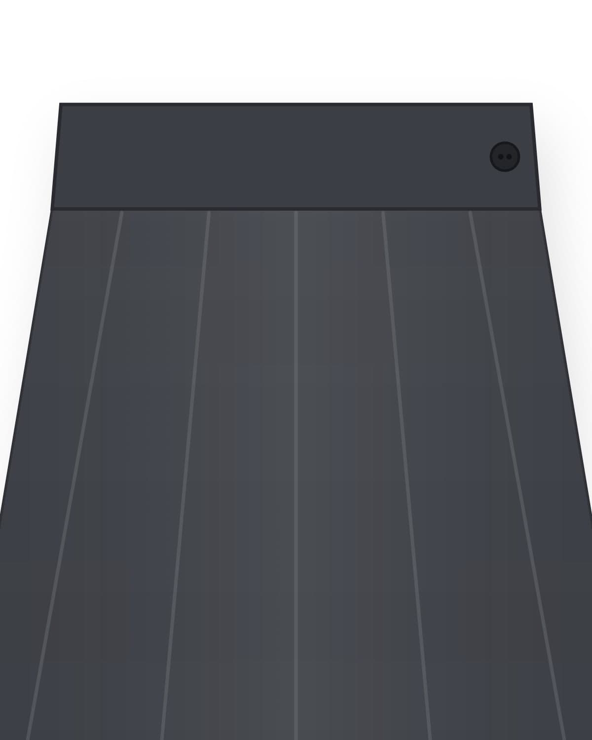 Anfu skirt, graphite