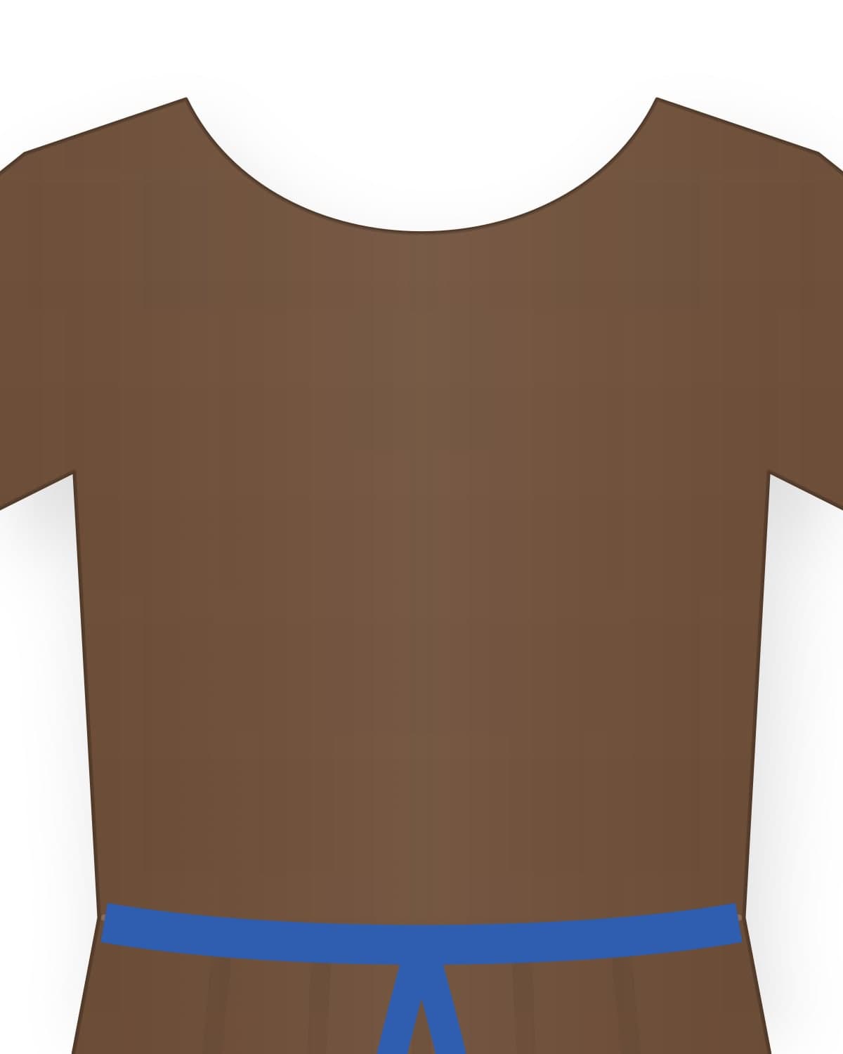 Fuxing dress, chocolate
