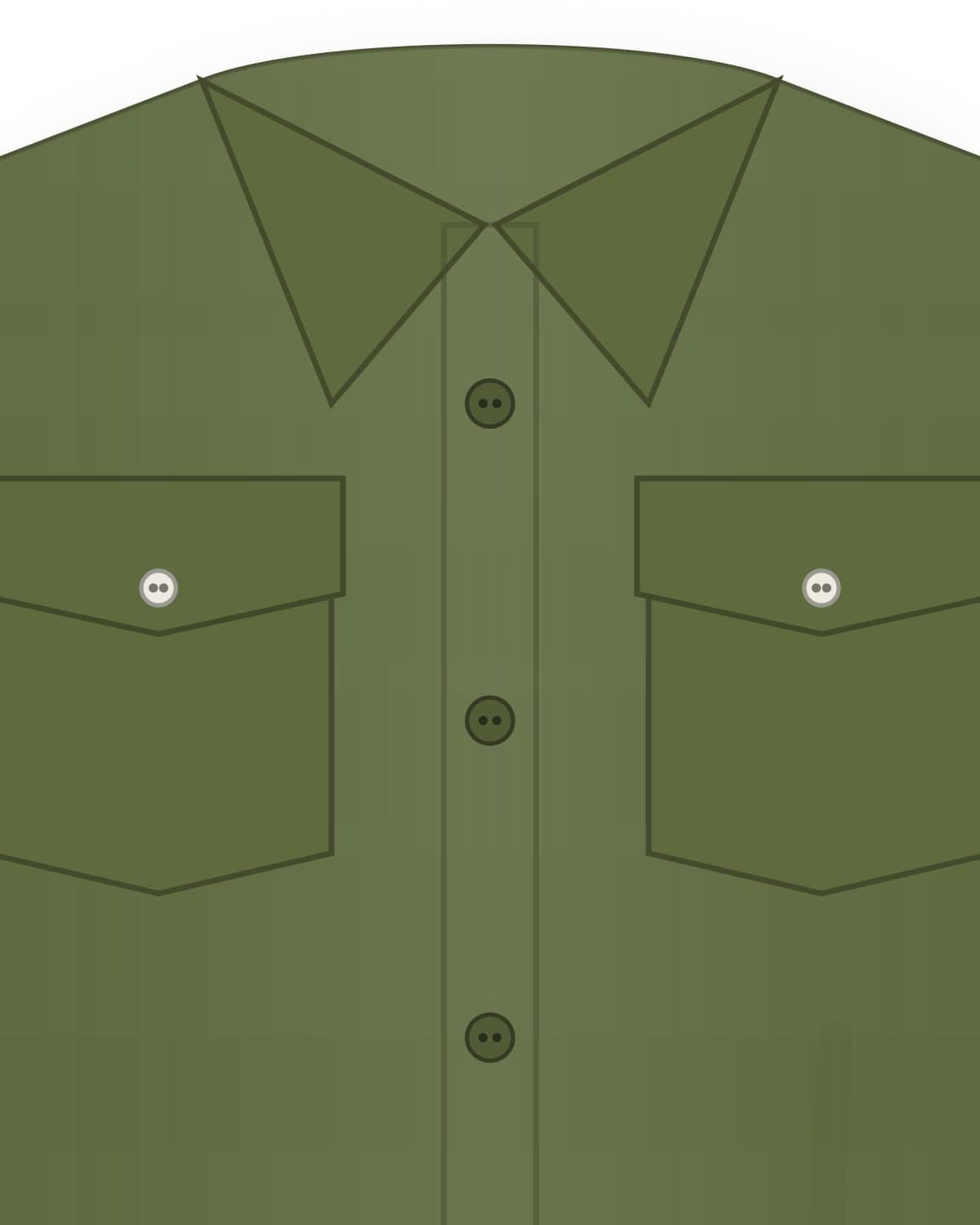 Bazaar overshirt, olive