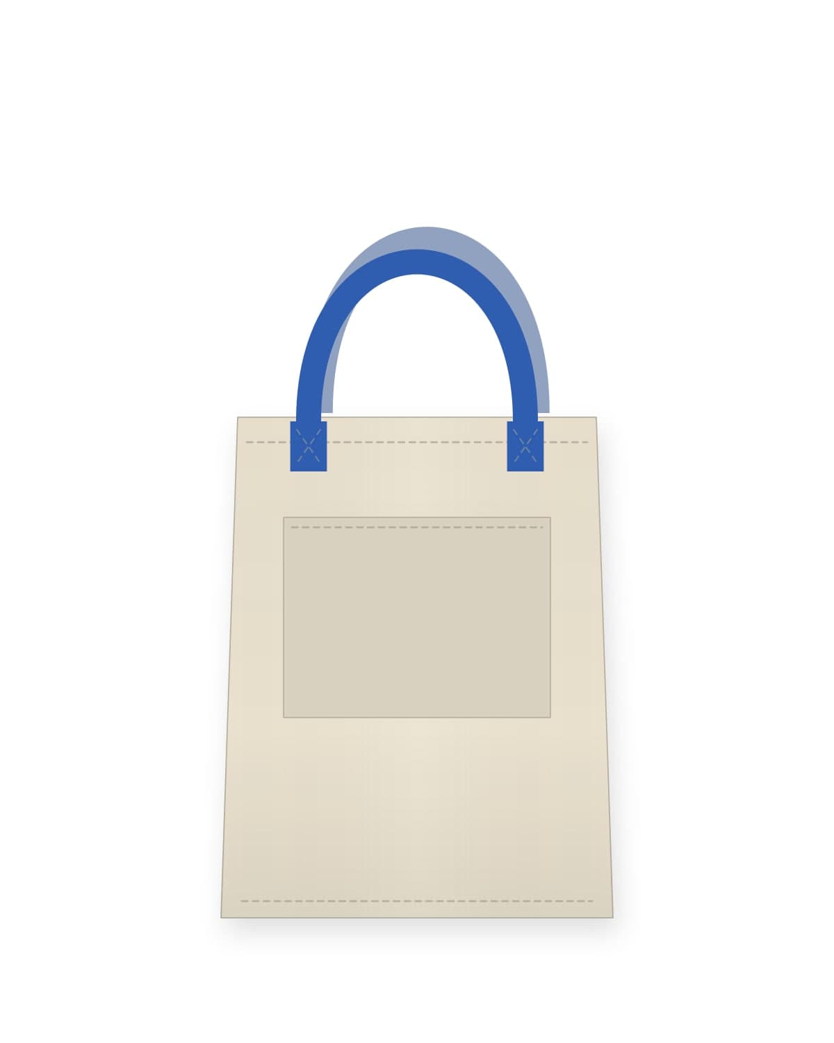 Market tote bag, ecru