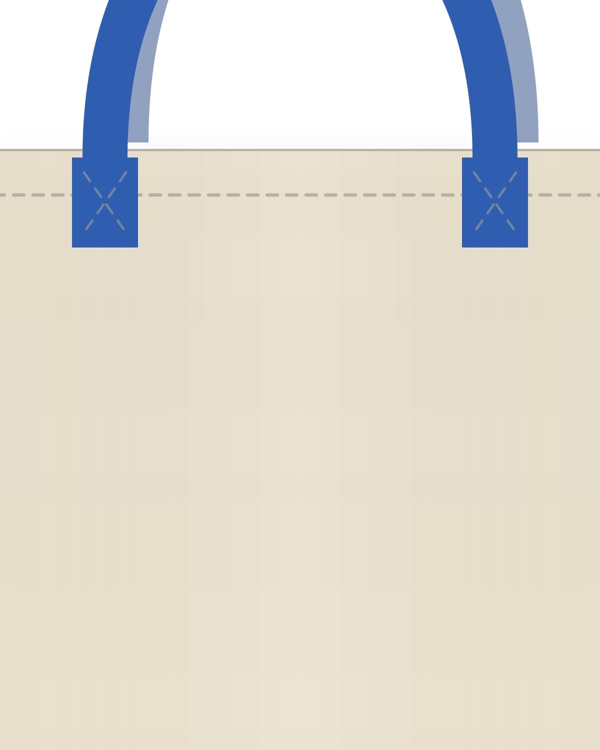Market tote bag, ecru