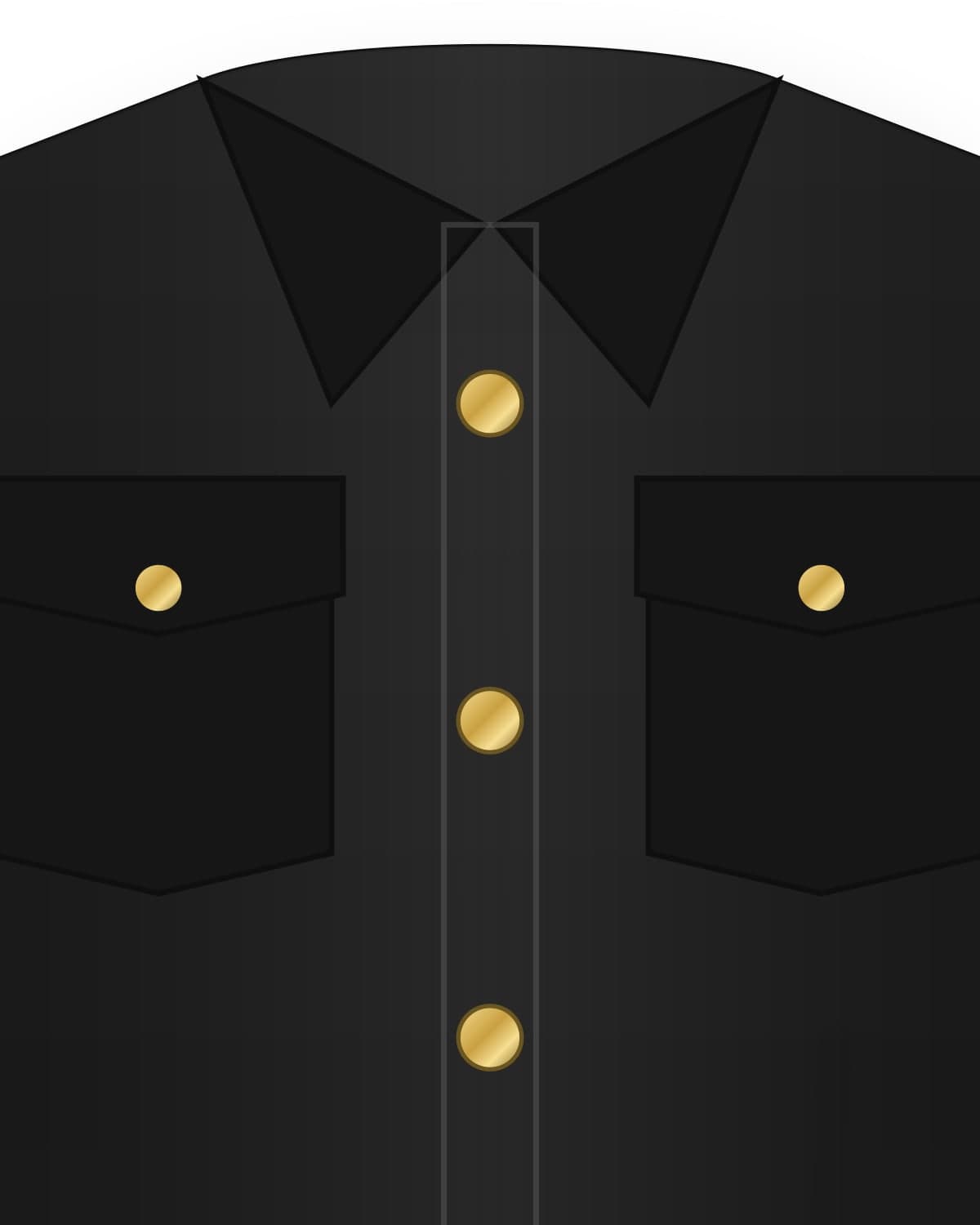 No. 1 chore jacket, black