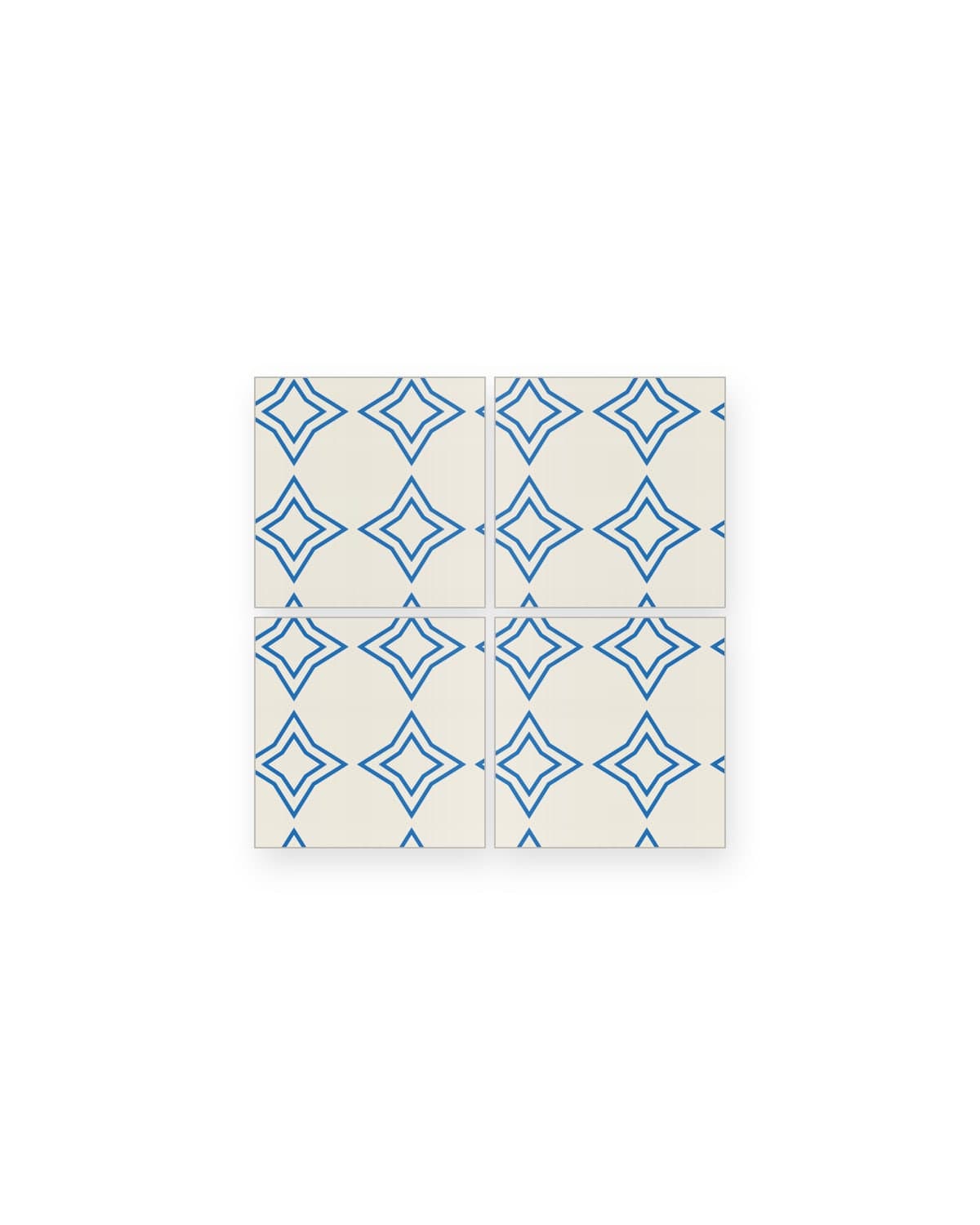 Wall tiles, set of four