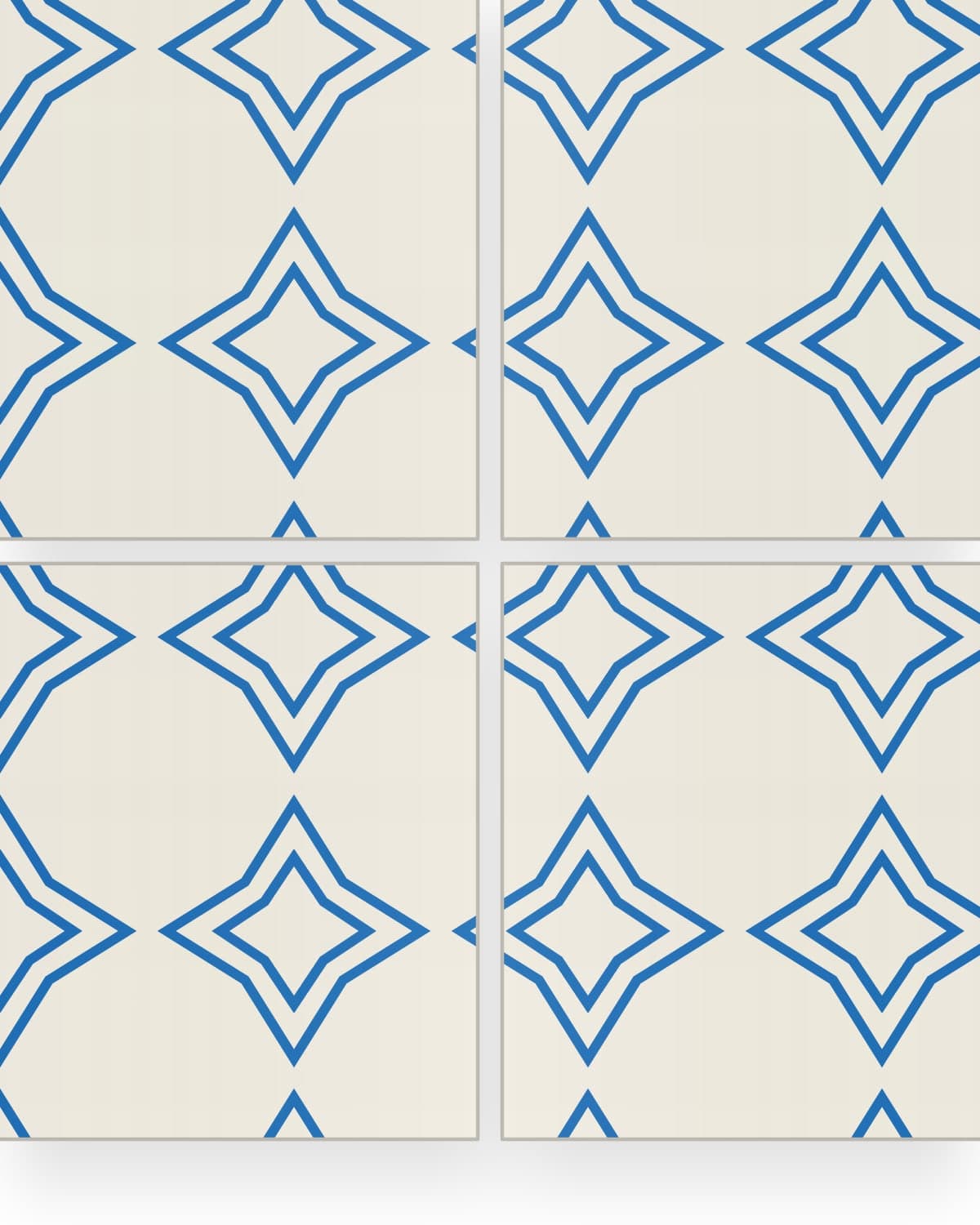 Wall tiles, set of four