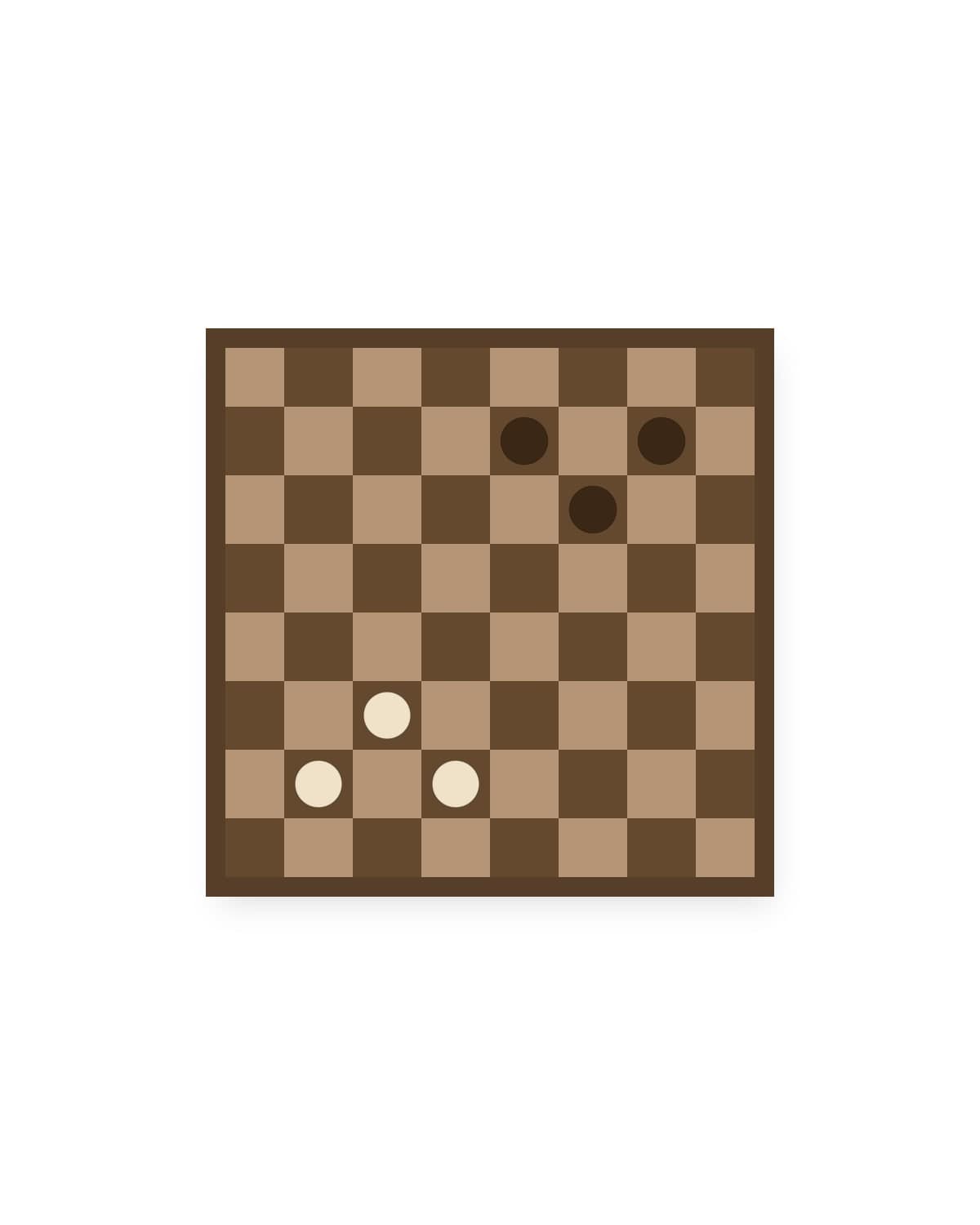 Walnut & mulberry chess set