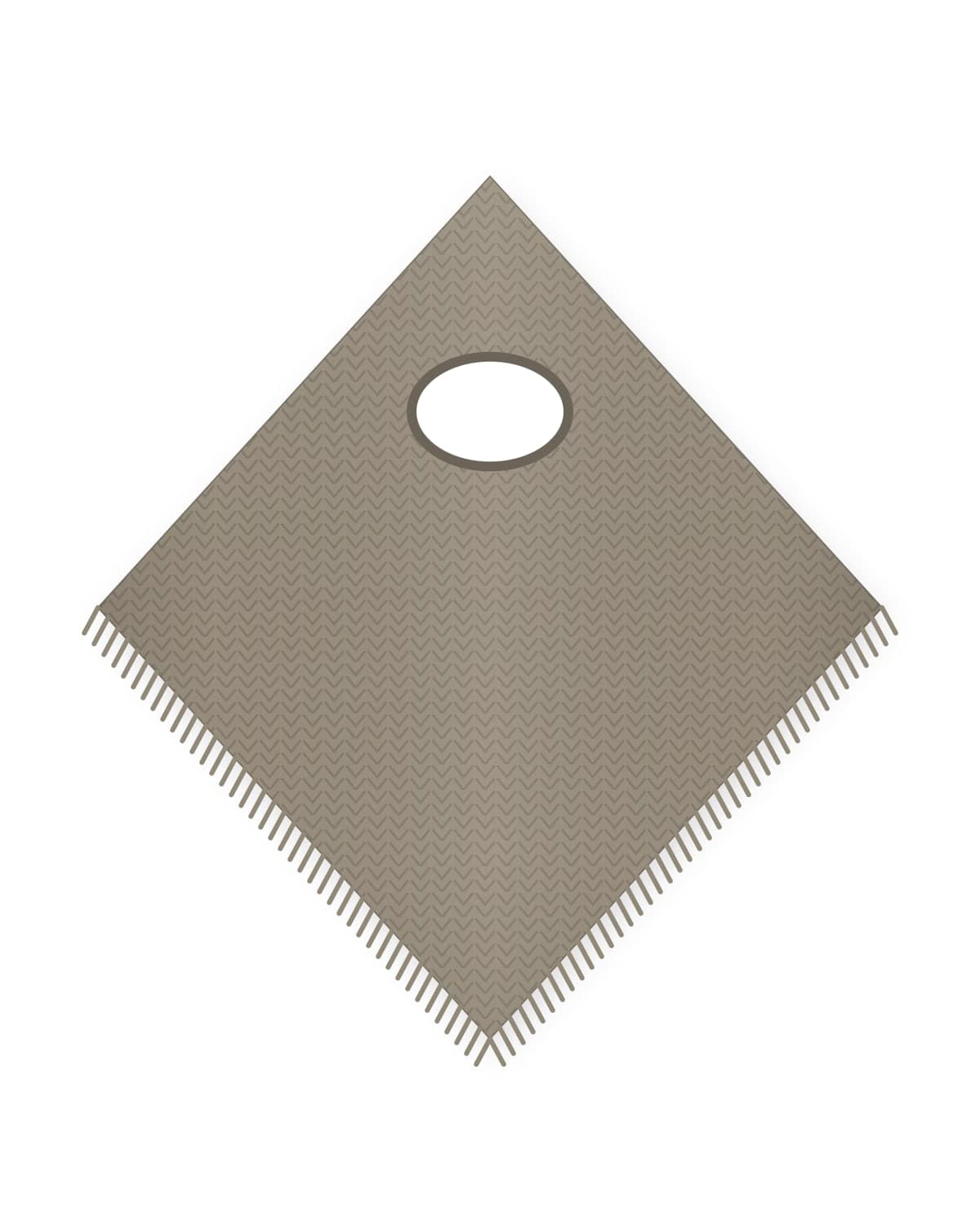 Wool poncho